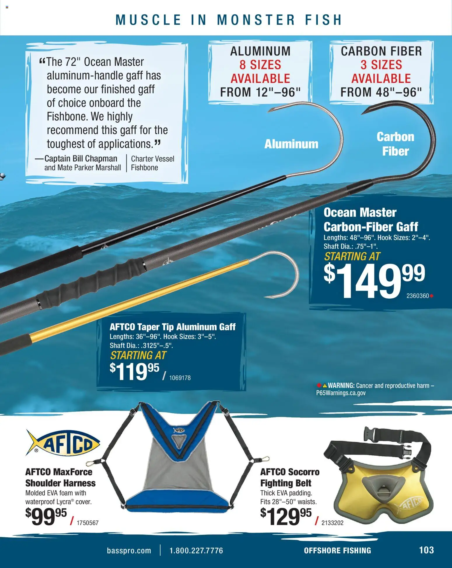 Cabela's Saltwater Specialist 26 - valid from 15.12.2025 | Page: 103 | Products: Hook, Fish, Belt