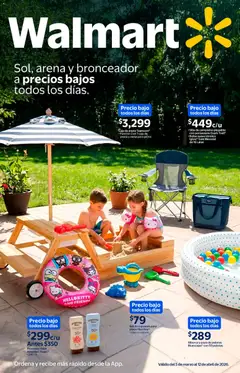 Vista previa de Walmart folleto Sol, arena y bronceador a precios bajos, nuevo folleto de la tienda, válido en México a partir del 05.03.2026
