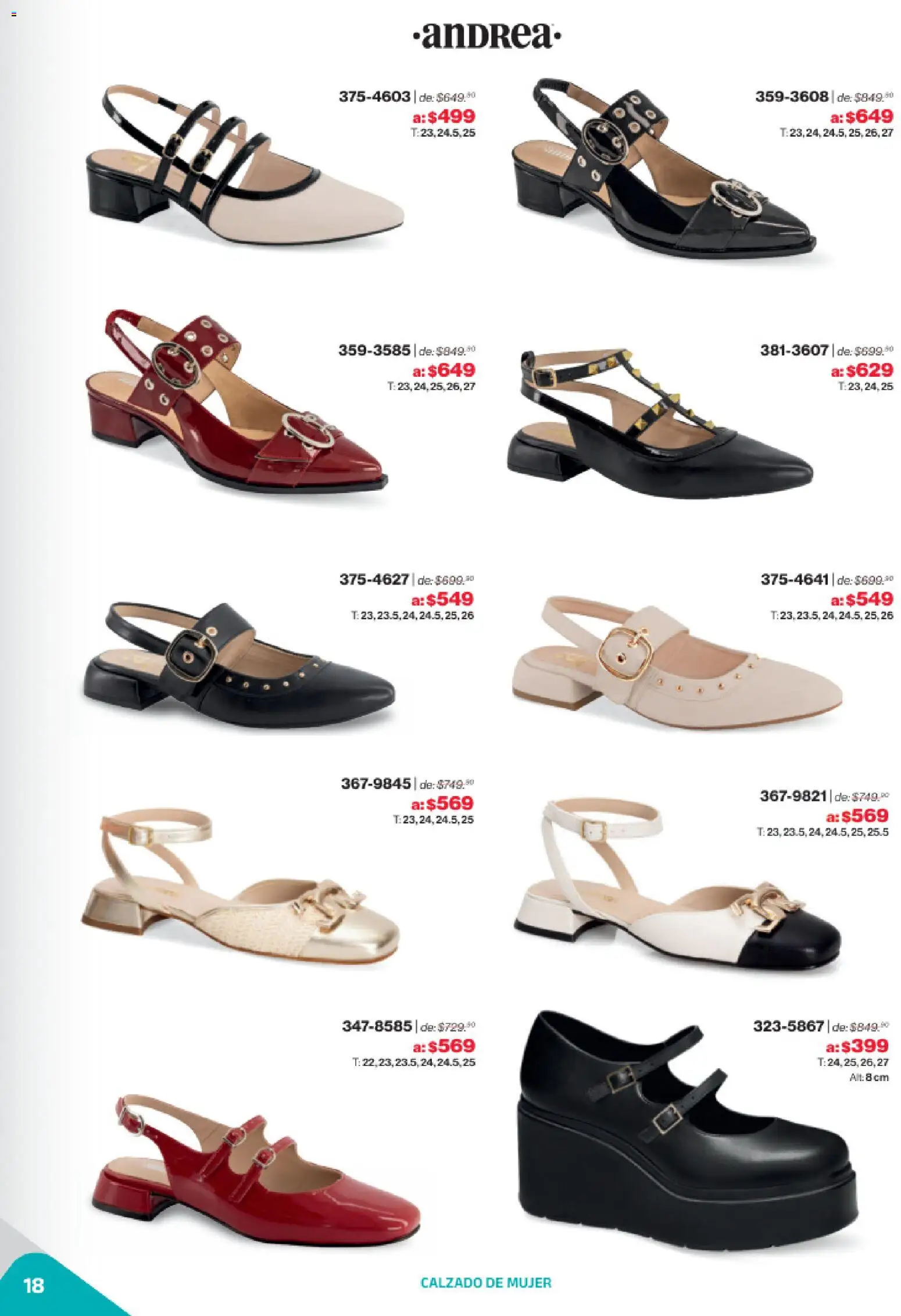 Nuevas ofertas de Andrea válidas en toda la República Mexicana desde el 02.11.2025. ¡Encuentra las mejores ofertas en Andrea catálogo Outlet! | Página: 18