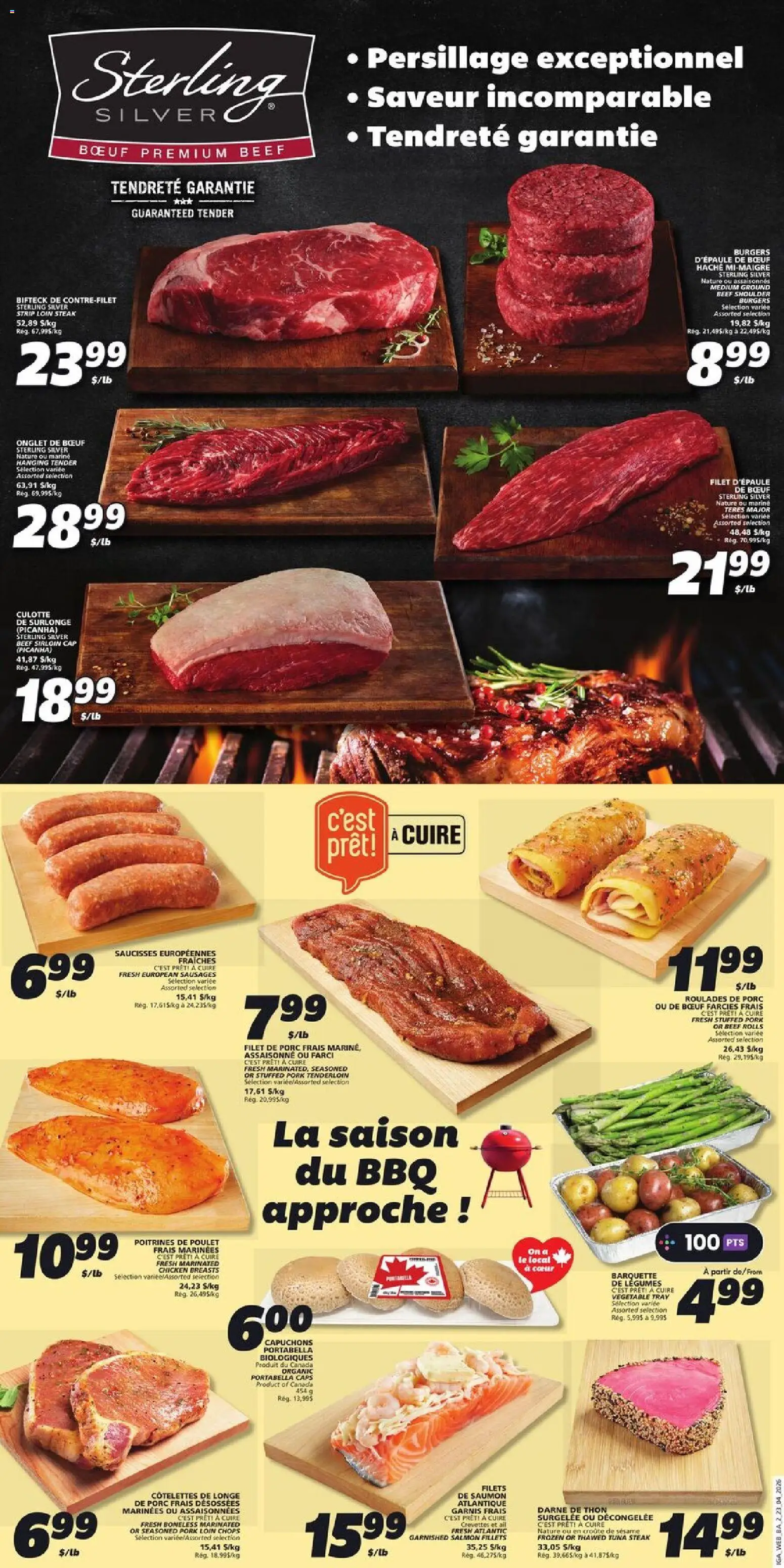 IGA flyer valid from 23.04.2026 | Page: 5 | Products: Beef, Cap, Chicken, Pork