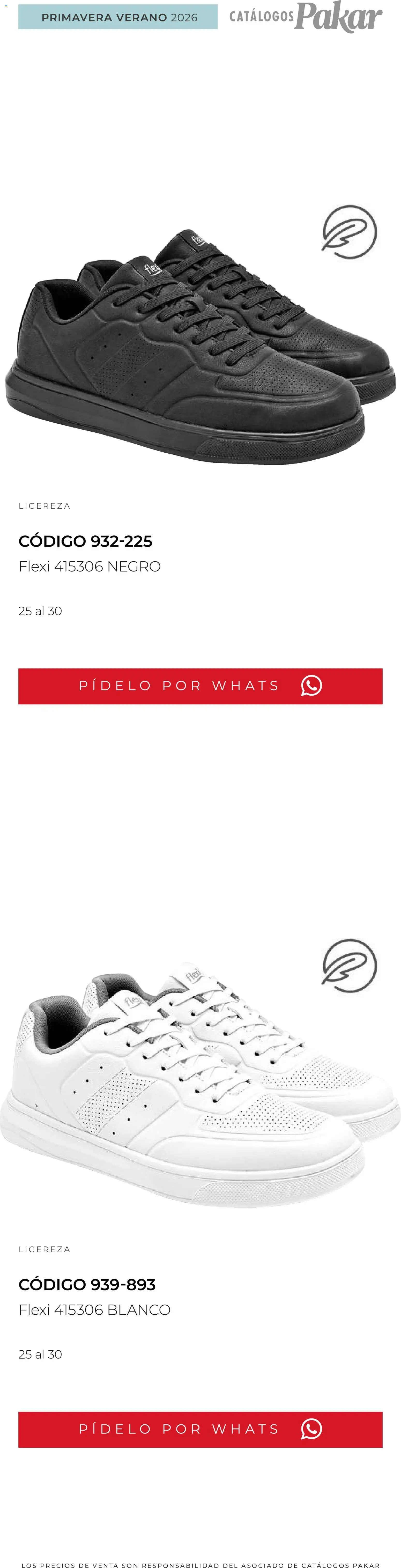 Nuevas ofertas de SC Pakar válidas en toda la República Mexicana desde el 04.03.2026. ¡Encuentra las mejores ofertas en SC Pakar catálogo Flexi PV26! | Página: 166