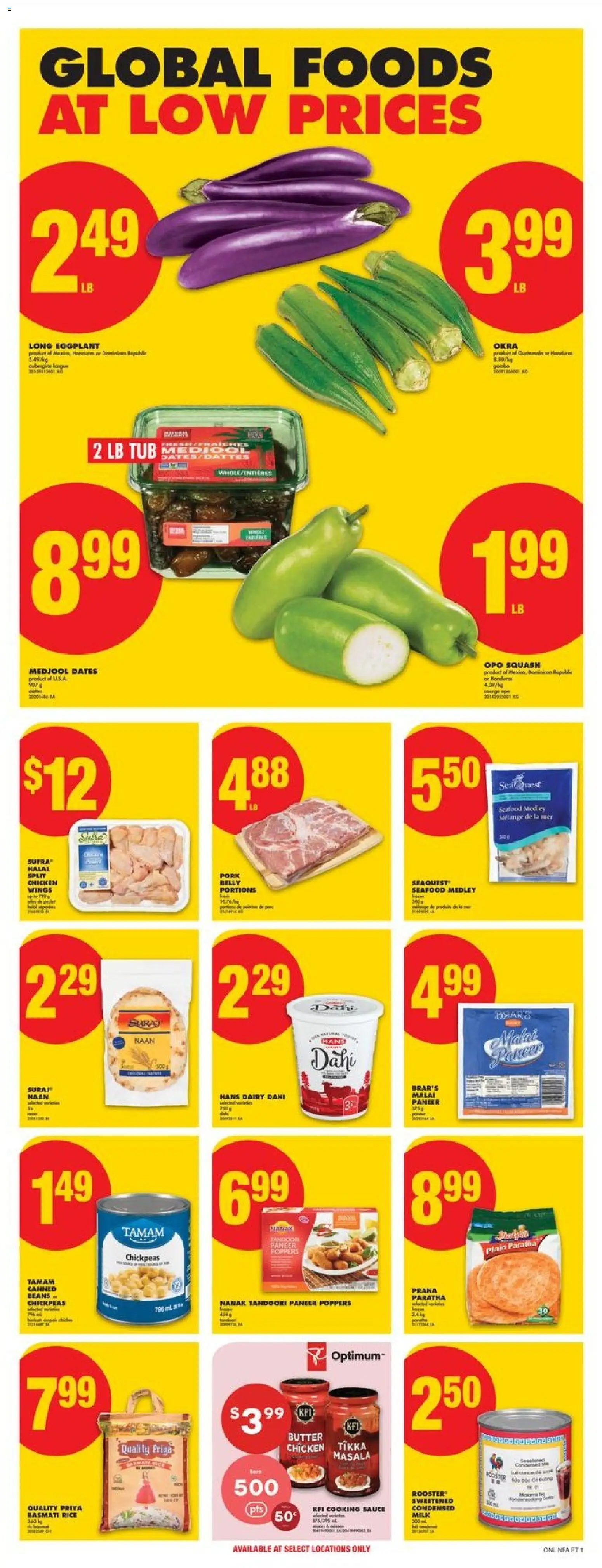 No Frills flyer valid from 26.02.2026 | Page: 9 | Products: Chicken wings, Yogurt, Chicken, Pork