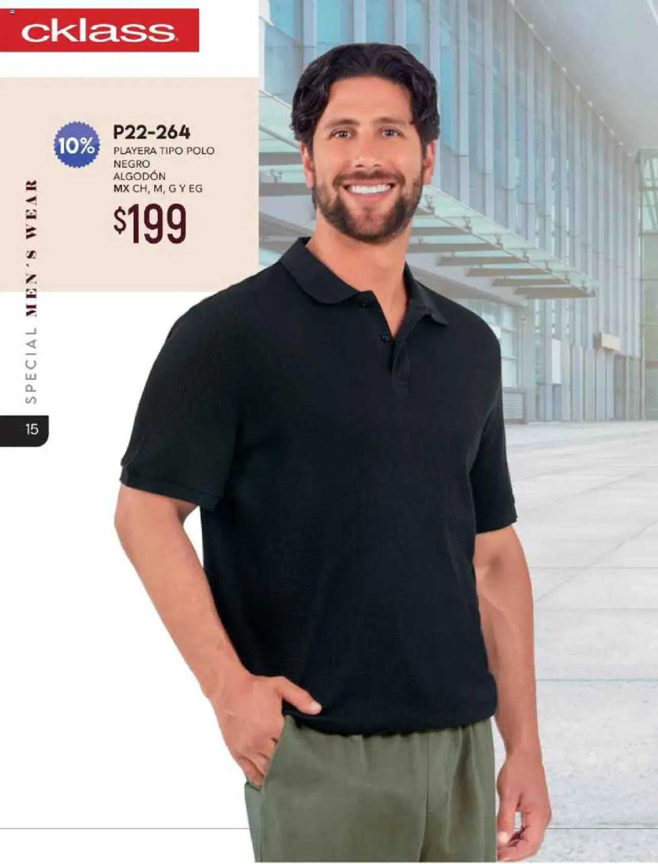 Nuevas ofertas de Cklass válidas en toda la República Mexicana desde el 01.10.2025. ¡Encuentra las mejores ofertas en Cklass - Catálogo Especial Caballero! | Página: 16 | Productos: Algodón, Playera