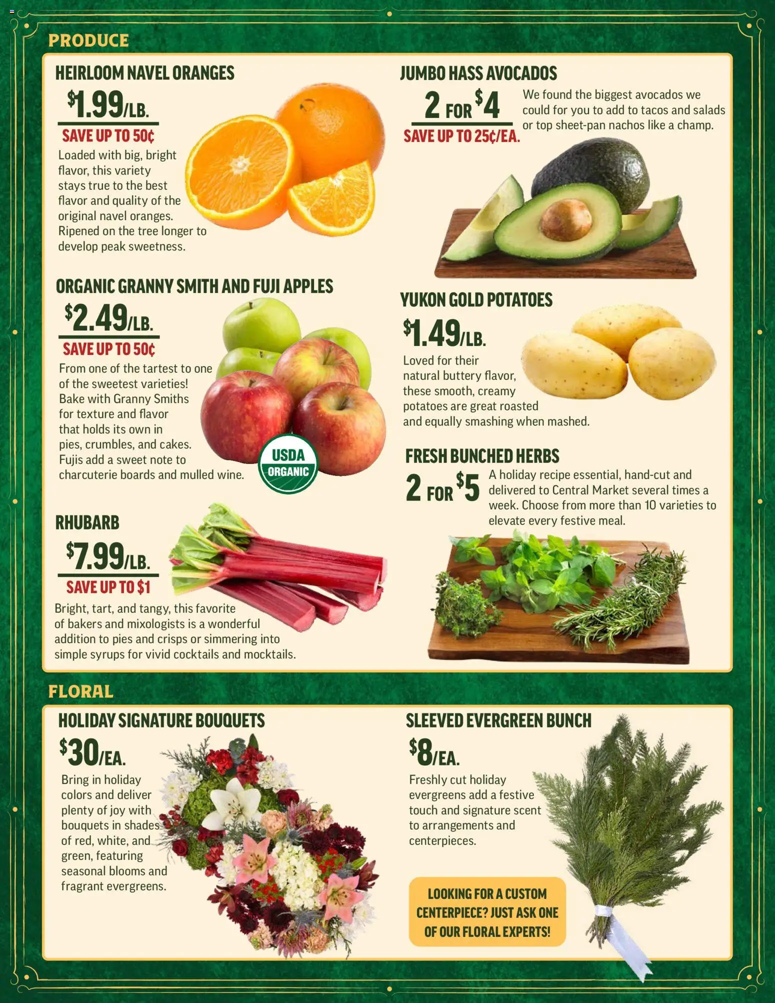 Central Market Weekly Ad - valid from 17.12.2025 | Page: 2 | Products: Apples, Oranges, Potatoes