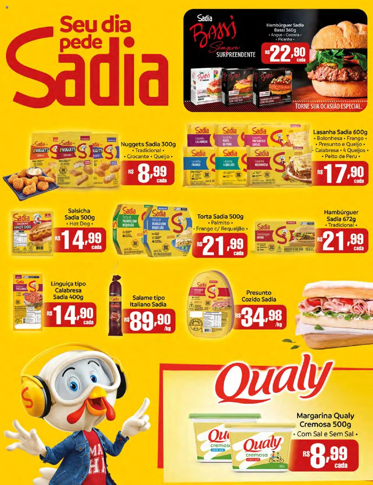 Supermercado Dalben Folheto - válido de 23.07.2025 | Página: 24 | Produtos: Peito de peru, Carne, Requeijão, Margarina