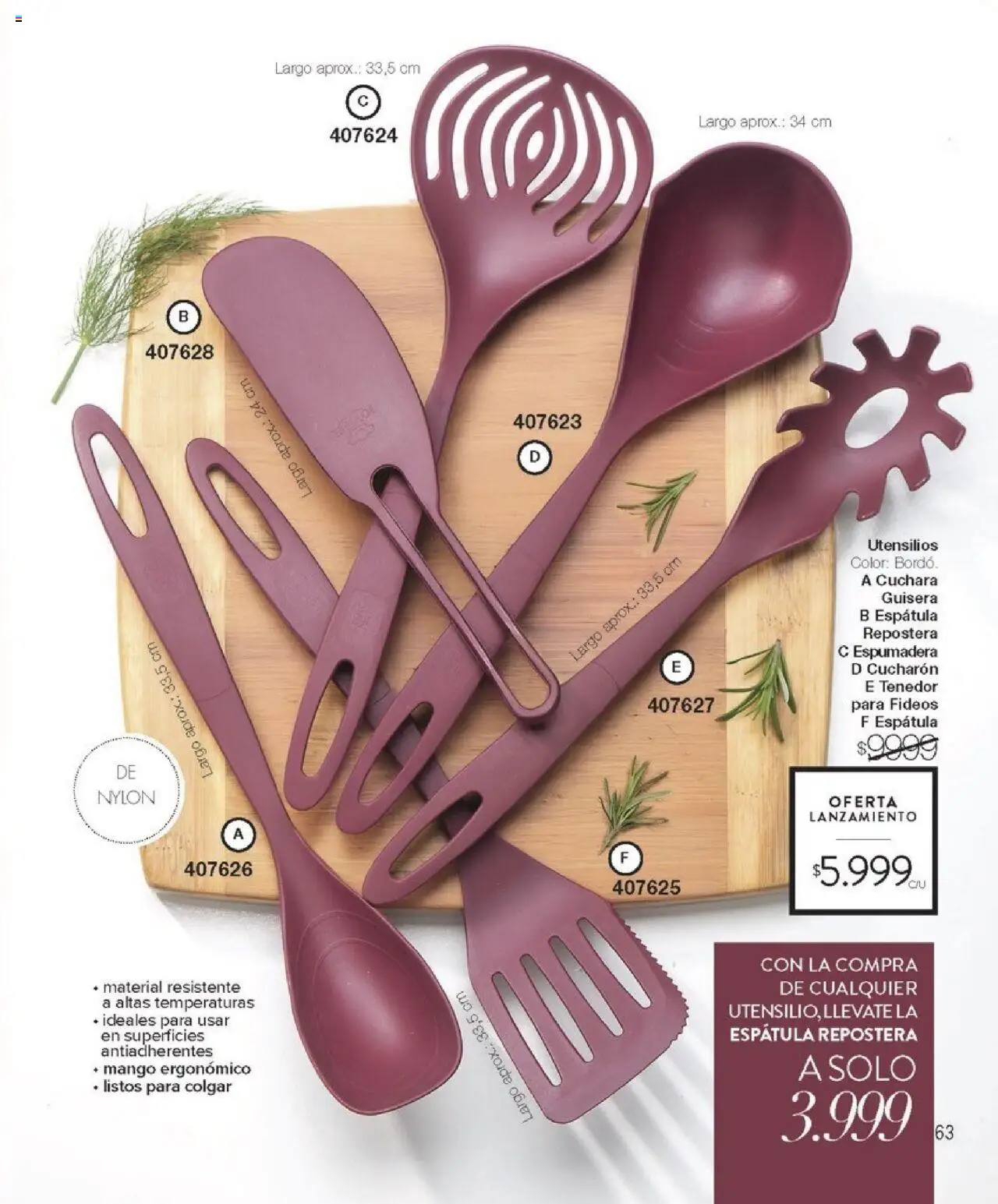 Violetta catálogo │ válido desde el 07.08.2025 | Página: 63 | Productos: Tenedor, Cucharon, Espumadera, Fideos