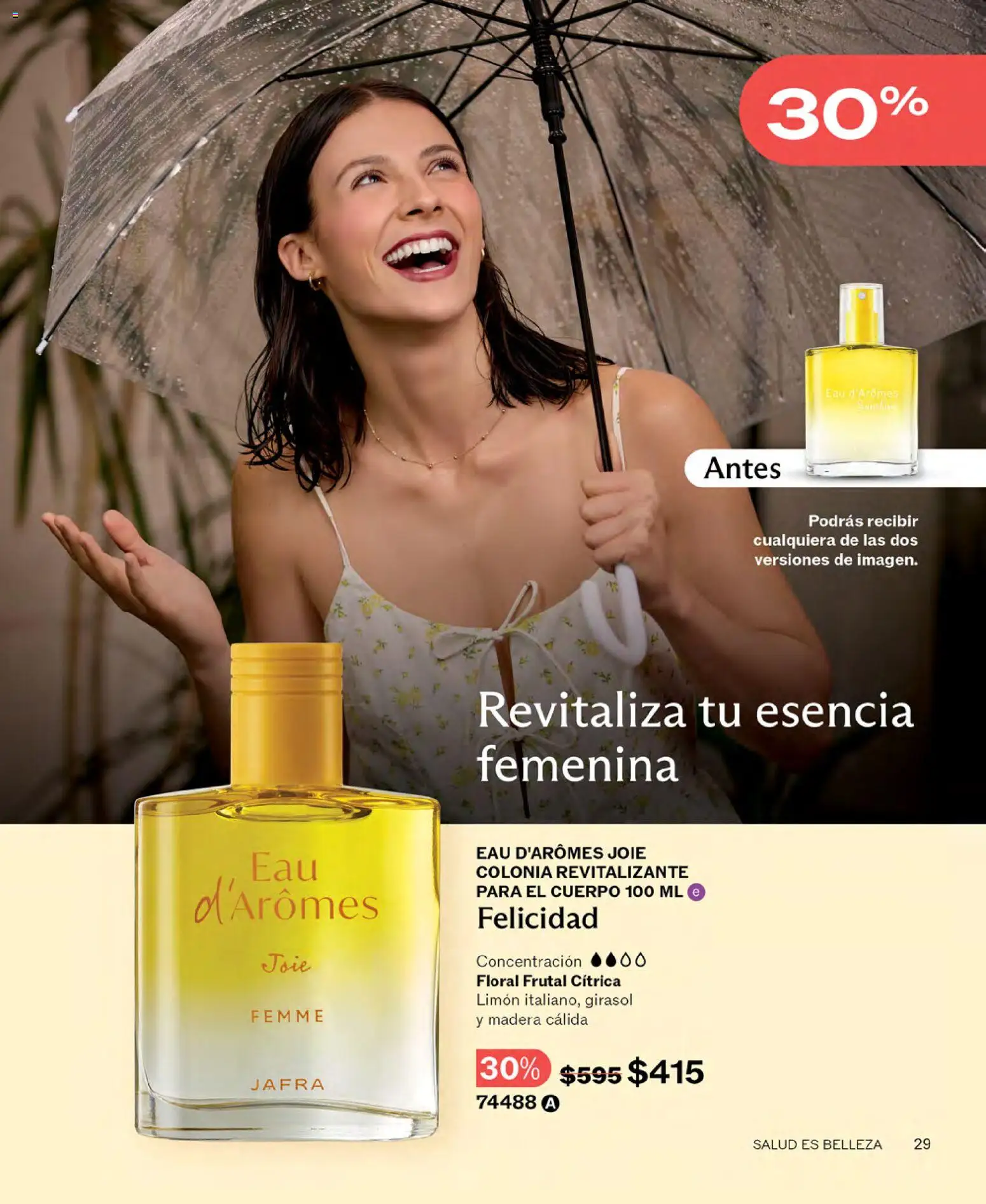 Nuevas ofertas de JAFRA válidas en toda la República Mexicana desde el 01.03.2026. ¡Encuentra las mejores ofertas en JAFRA catálogo! | Página: 29