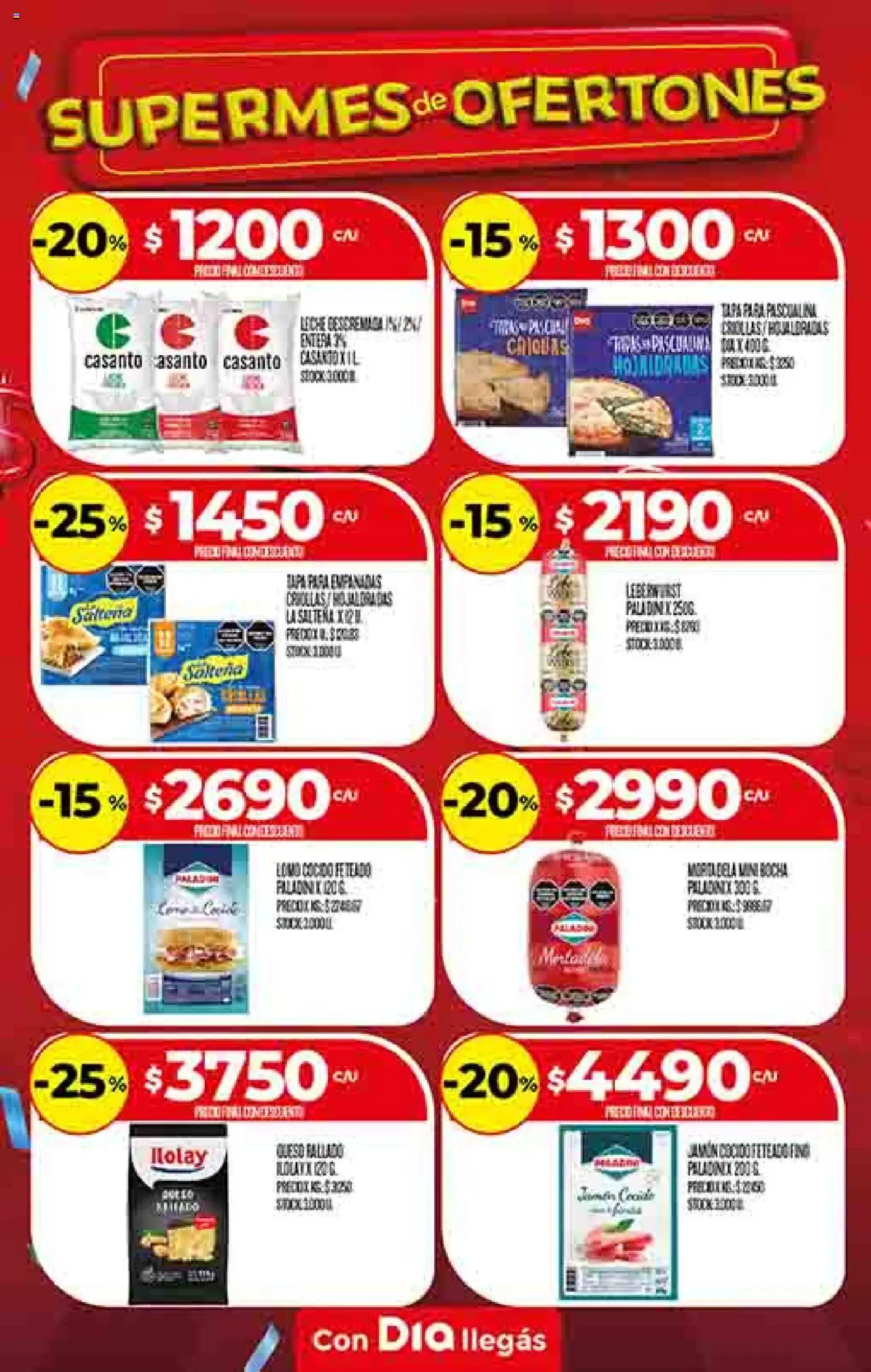 Supermercado DIA Ofertas │ válido desde el 15.10.2025 | Página: 12 | Productos: Mortadela, Queso