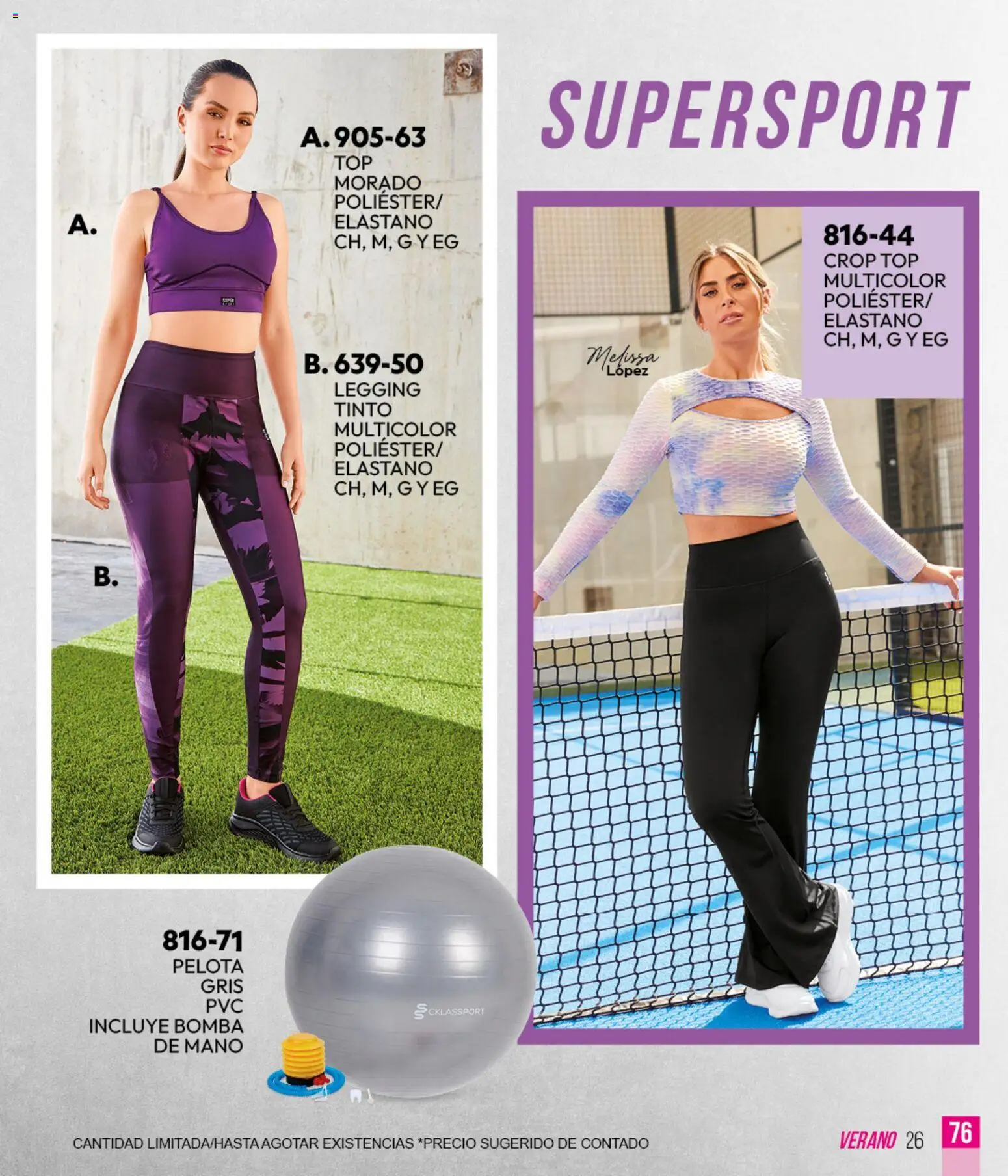 Nuevas ofertas de Cklass válidas en toda la República Mexicana desde el 05.03.2026. ¡Encuentra las mejores ofertas en Cklass catálogo Sportbrands Verano Caballero! | Página: 204 | Productos: Pelota, Top