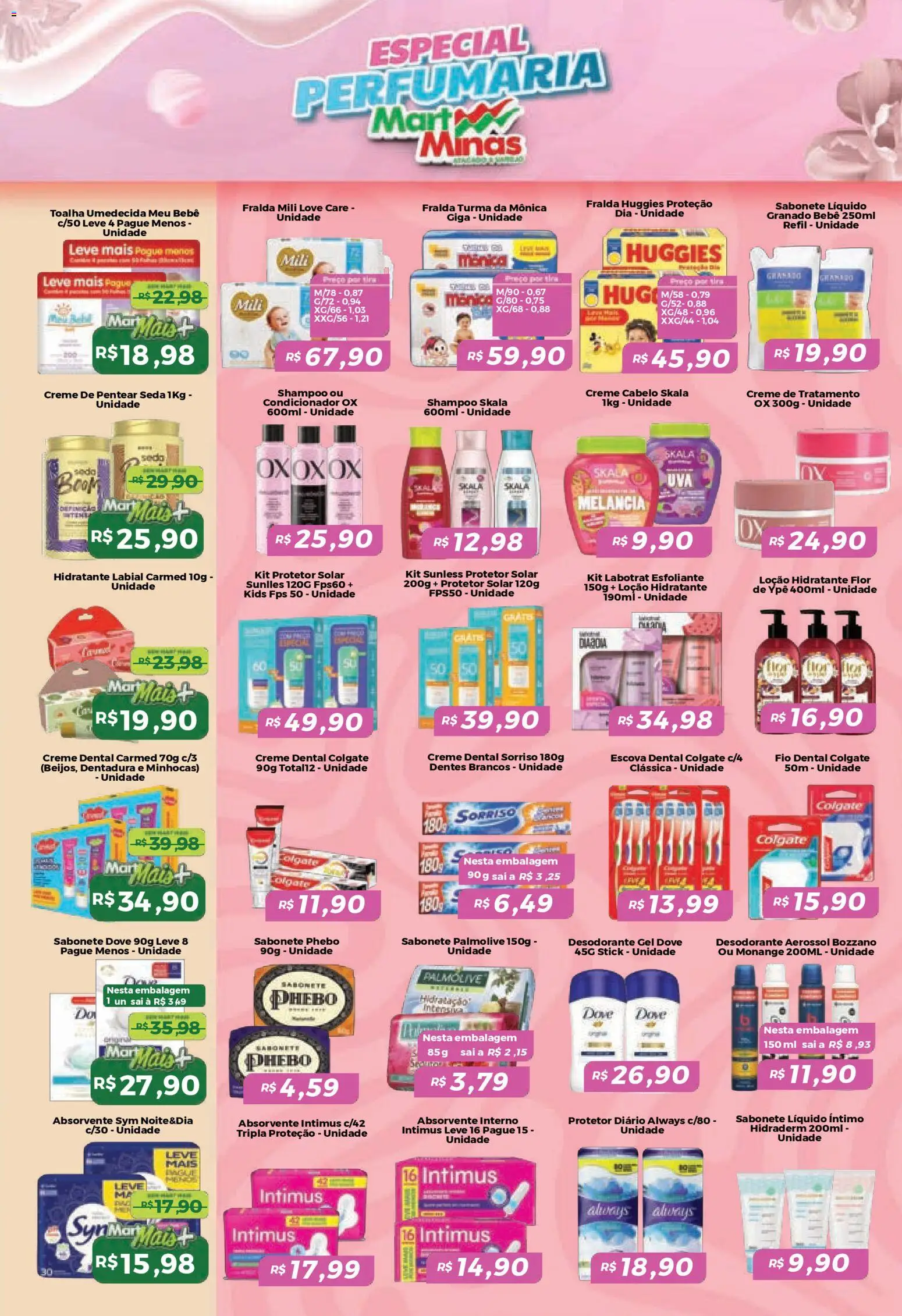 Mart Minas Folheto - válido de 18.12.2025 | Página: 7 | Produtos: Sabonete, Fio dental, Soda, Absorvente