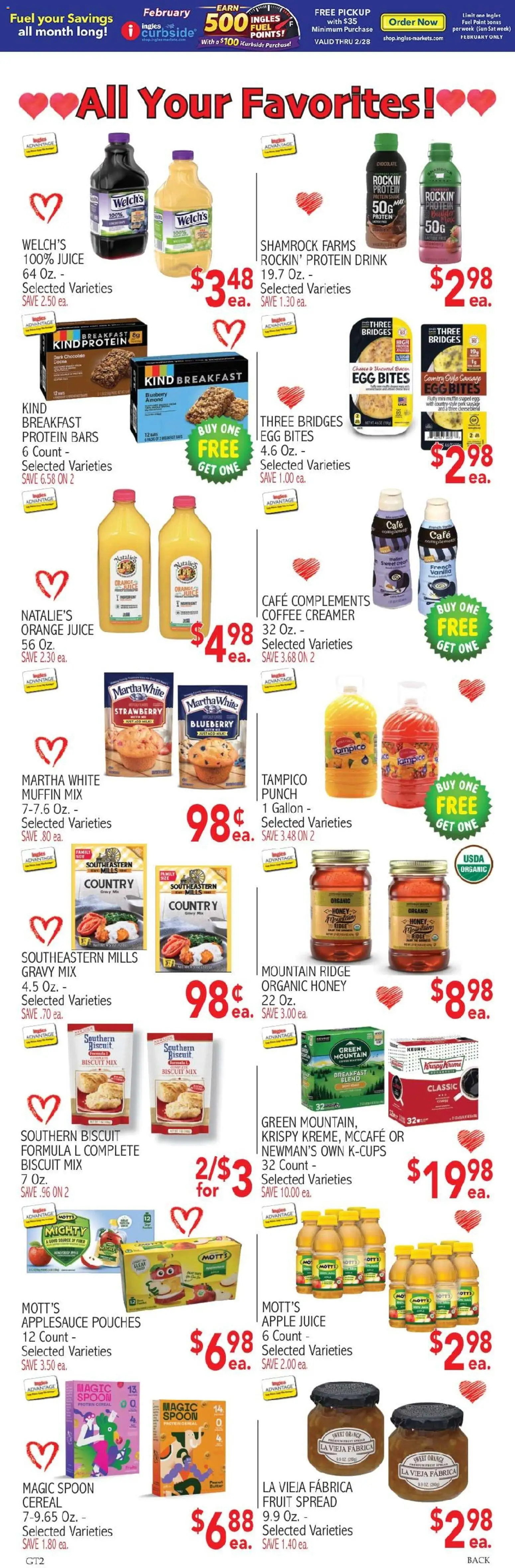 Ingles - Weekly flyer - valid from 11.02.2026 | Page: 6 | Products: Butter, Ridge, Pork, Sausage