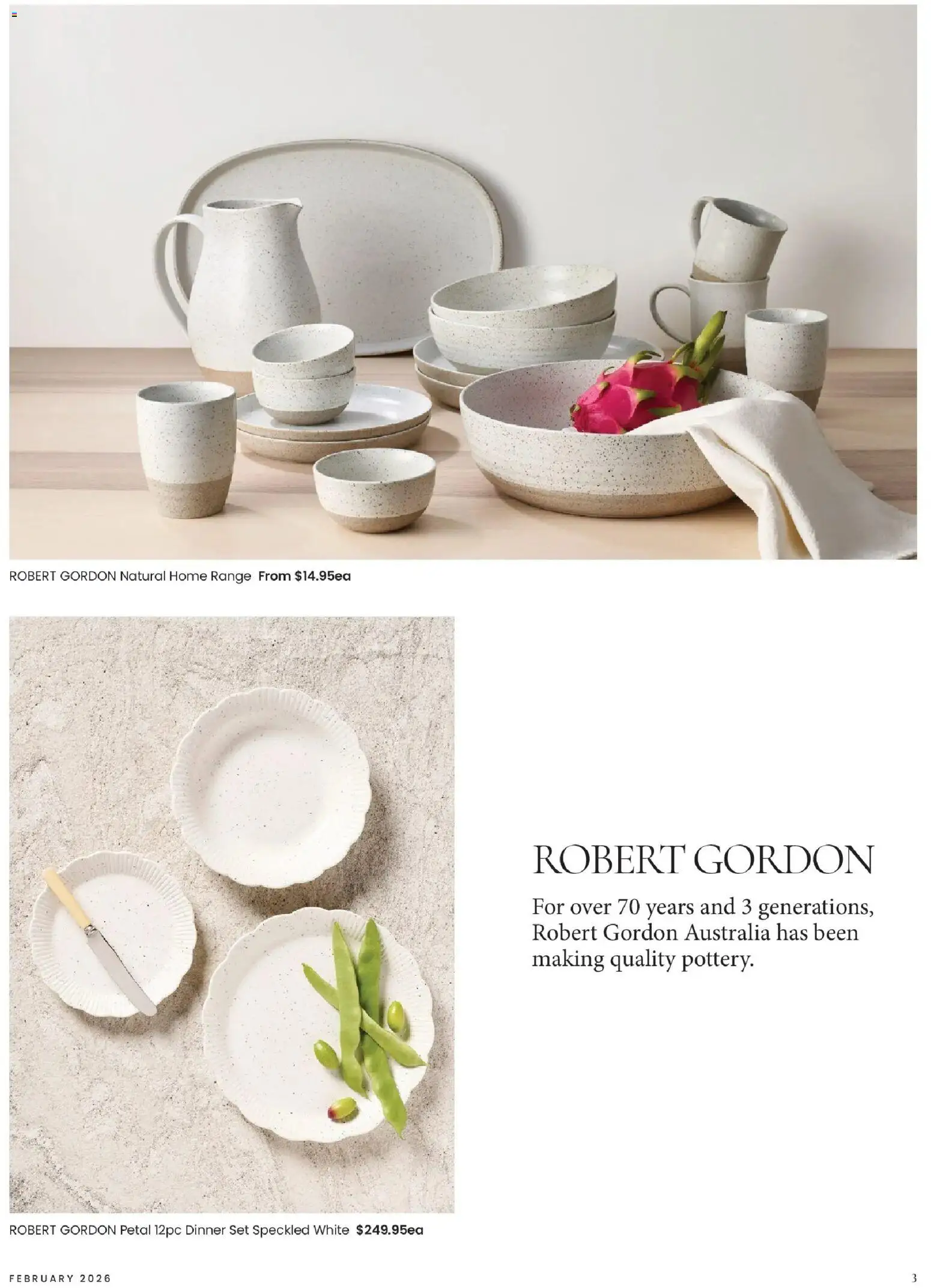Myer catalogue - valid from 03.02.2026 | Page: 3 | Products: Dinner set