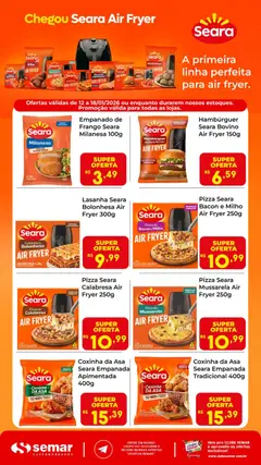 Semar Supermercado - Ofertas Seara - Pré-Visualização do folheto da loja Semar Supermercado, válido de 12.01.2026