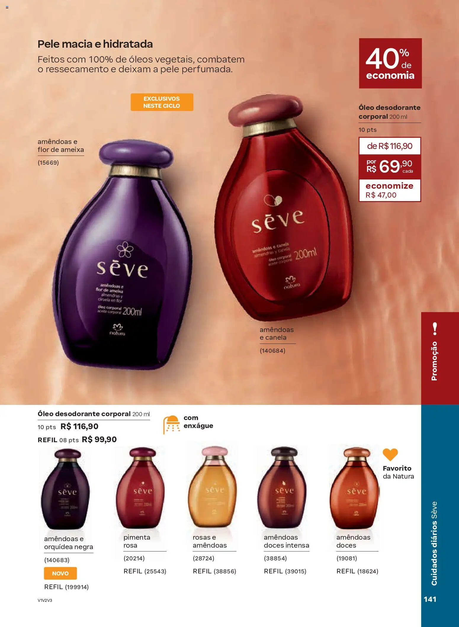 Natura Folheto - válido de 13.01.2026 | Página: 141 | Produtos: Pimenta, Óleo, Amêndoas, Ameixa