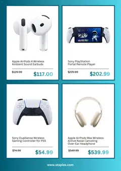 Preview of Staples weekly ads valid from 30.11.2025 | Page: 7 | Products: Player, Playstation