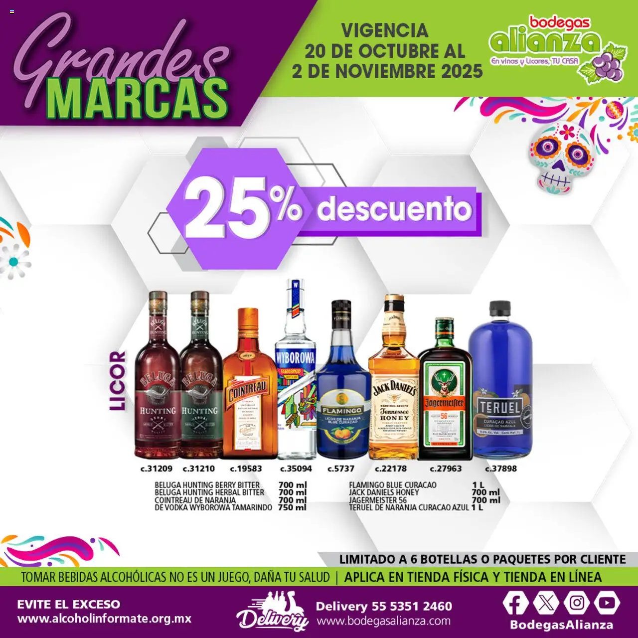 Nuevas ofertas de Bodegas Alianza válidas en toda la República Mexicana desde el 20.10.2025. ¡Encuentra las mejores ofertas en Bodegas Alianza catálogo Las ofertas de la semana! | Página: 15 | Productos: Vodka