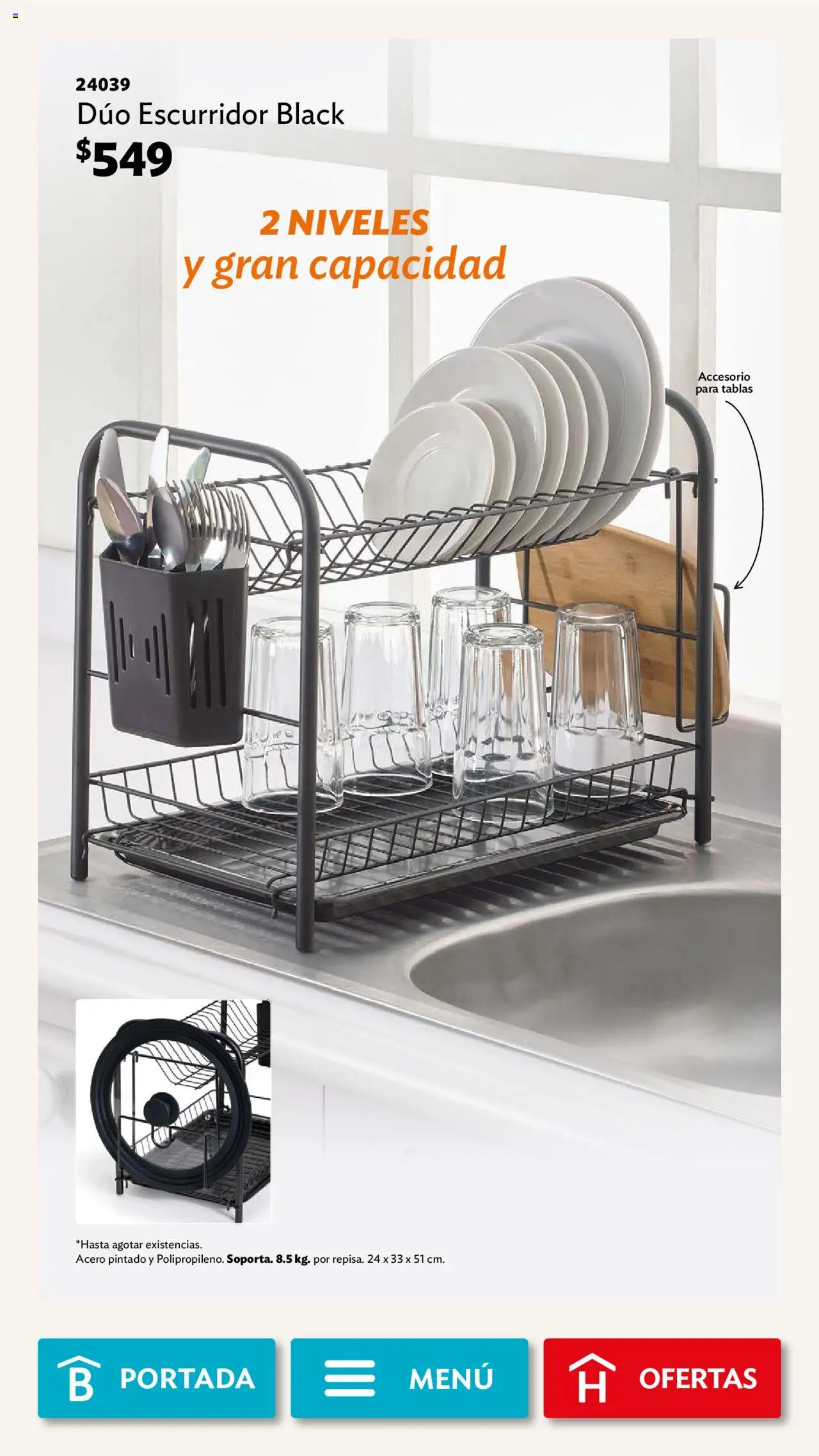 Nuevas ofertas de Betterware válidas en toda la República Mexicana desde el 29.09.2025. ¡Encuentra las mejores ofertas en Betterware - Campaña 10 2025! | Página: 56 | Productos: Escurridor