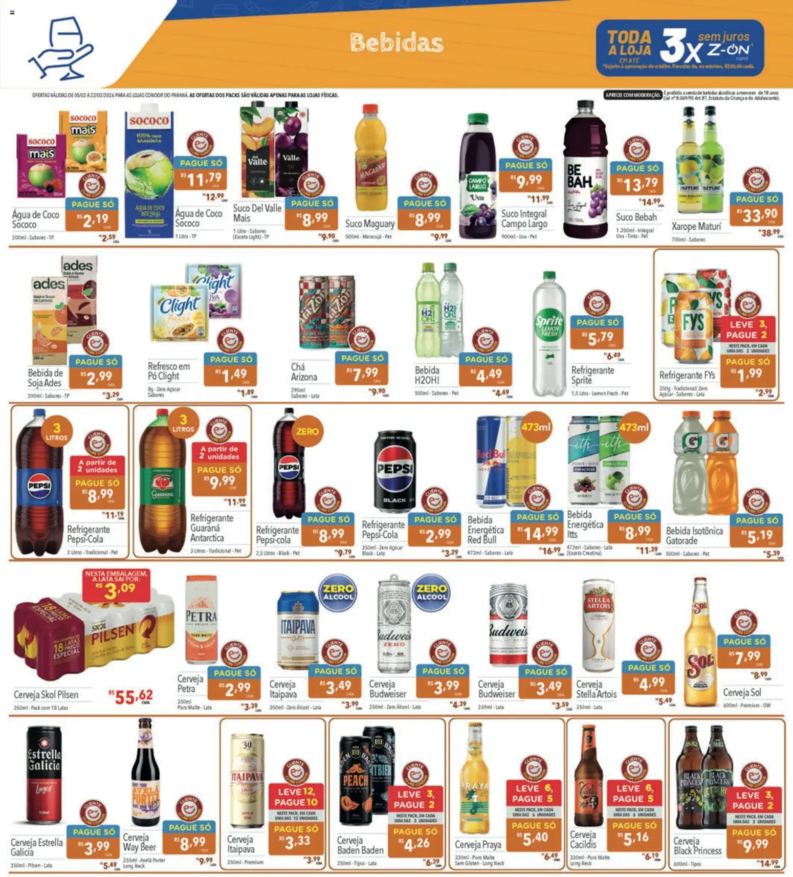 Supermercados Condor Folheto - válido de 05.02.2026 | Página: 17