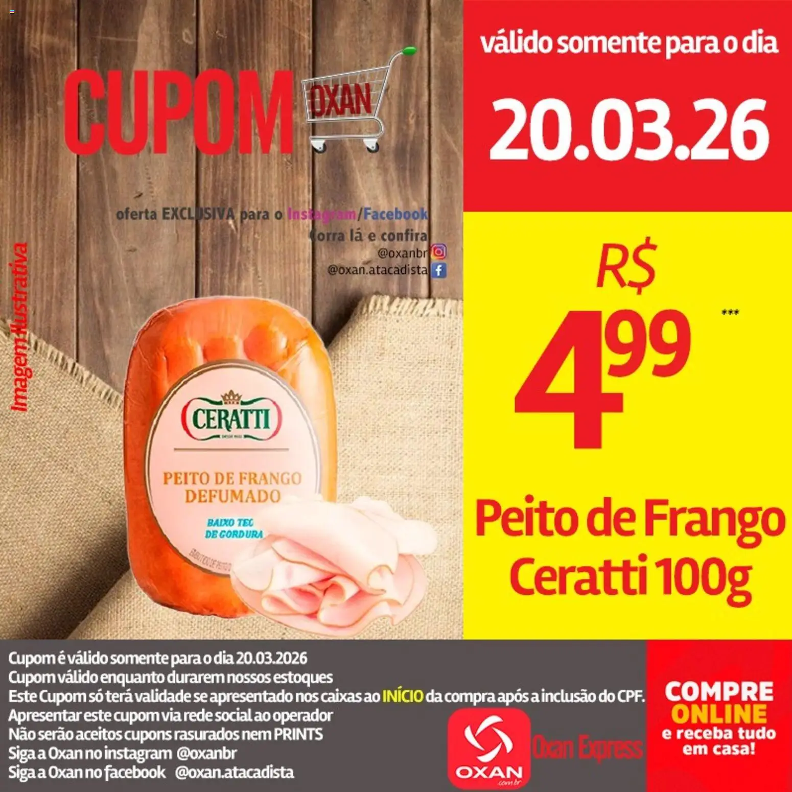 Oxan Atacadista Folheto - válido de 20.03.2026 | Página: 4 | Produtos: Baixo, Frango, Peito de frango