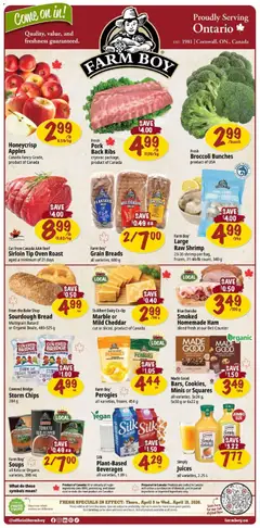 Preview of Farm Boy weekly flyer / circulaire from shop Farm Boy valid from 09.04.2026
