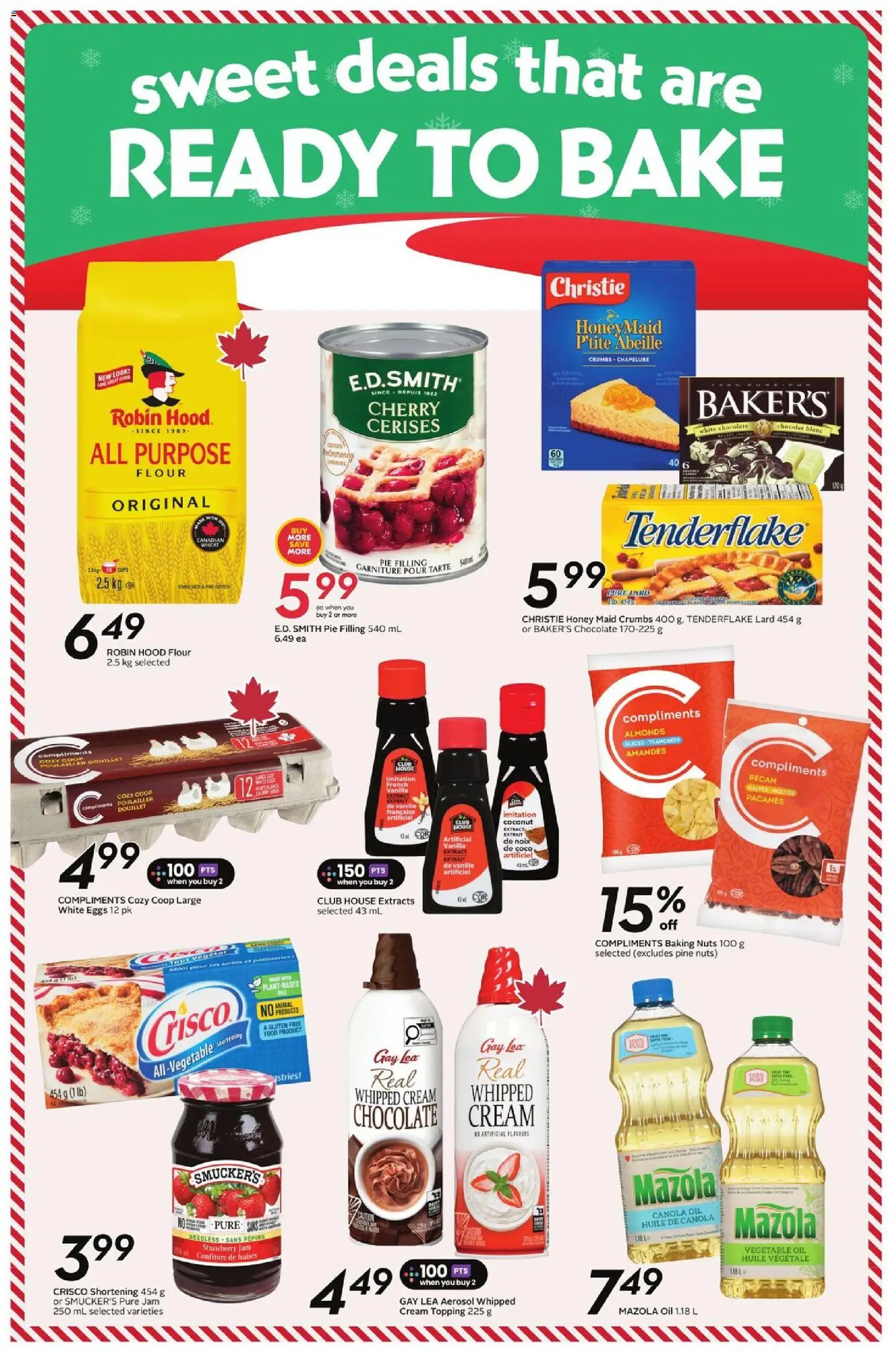 Safeway flyer valid from 20.11.2025 | Page: 15 | Products: Cream, Eggs, Oil, Chocolate