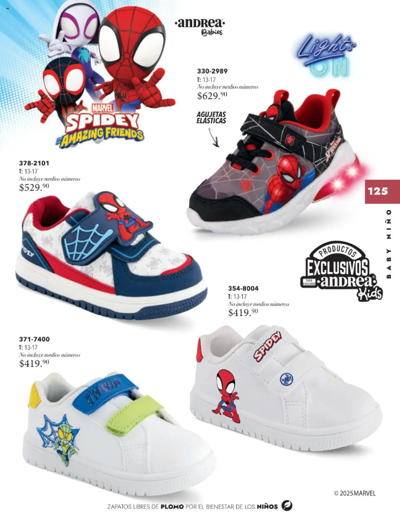 Nuevas ofertas de Andrea válidas en toda la República Mexicana desde el 24.08.2025. ¡Encuentra las mejores ofertas en Andrea - Catálogo Infantil Baby! | Página: 37 | Productos: Zapatos