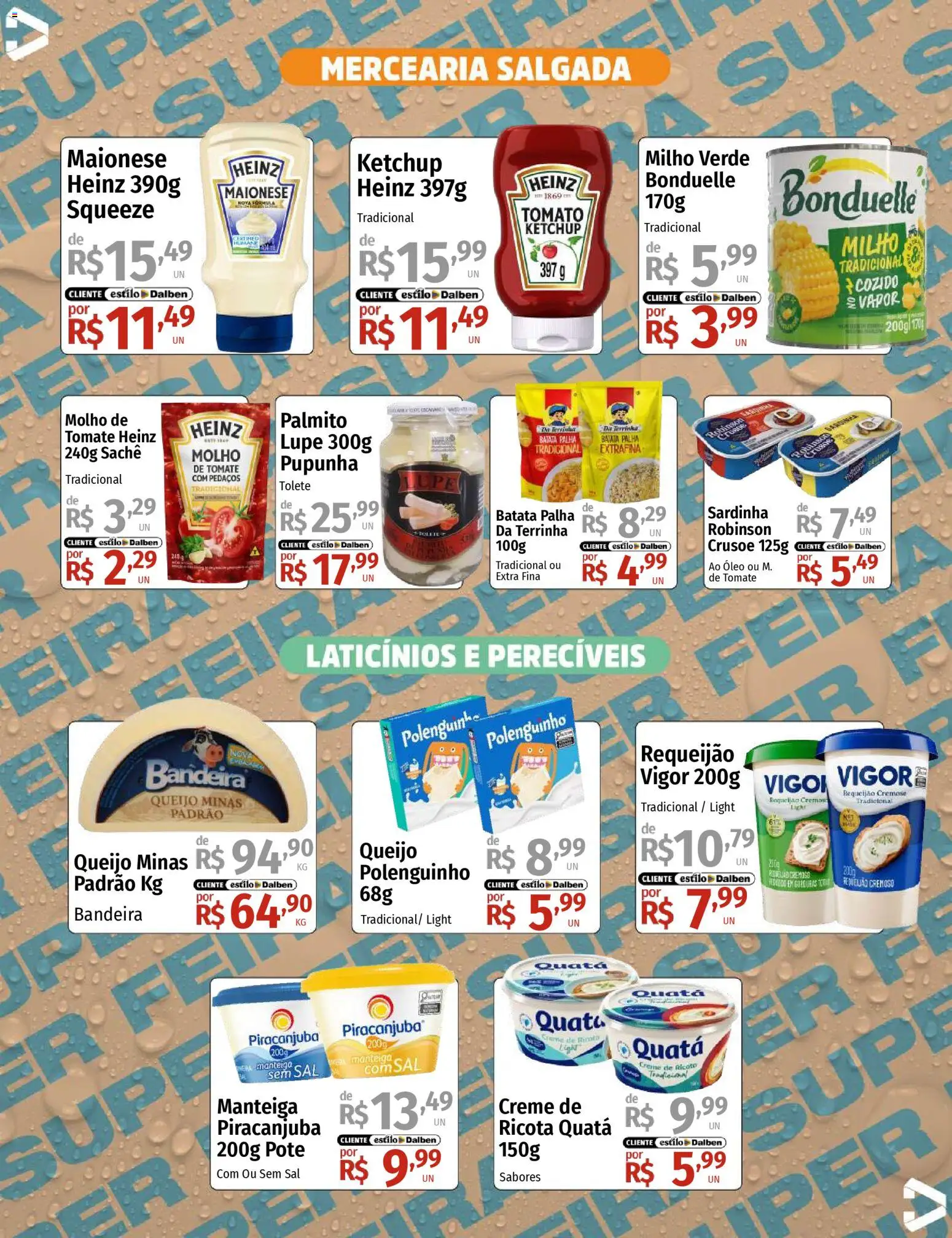 Supermercado Dalben Folheto - válido de 05.01.2026 | Página: 3 | Produtos: Pupunha, Queijo, Sardinha, Requeijão