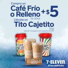 Nuevas ofertas de 7-Eleven válidas en toda la República Mexicana desde el 14.08.2025. ¡Encuentra las mejores ofertas en 7-Eleven folleto! | Página: 2 | Productos: Café