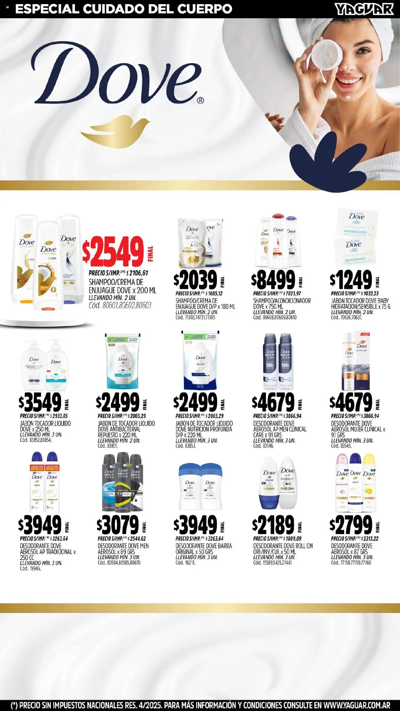 Yaguar catálogo │ válido desde el 13.10.2025 | Página: 25 | Productos: Jabón, Desodorante