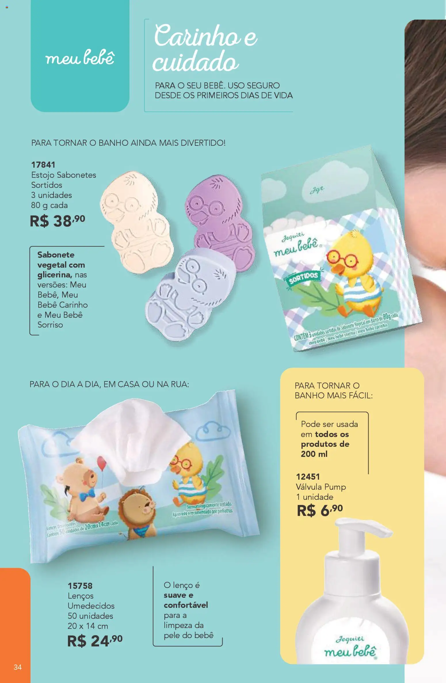 Jequiti Folheto - válido de 20.02.2026 | Página: 34 | Produtos: Lenço, Sabonete