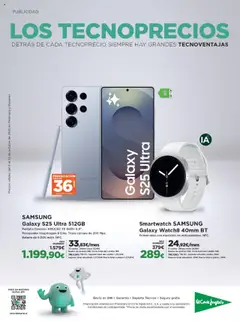 Vista previa de El Corte Inglés - Catálogo Los Tecnoprecios, nuevo folleto de la tienda, válido en México a partir del 06.10.2025