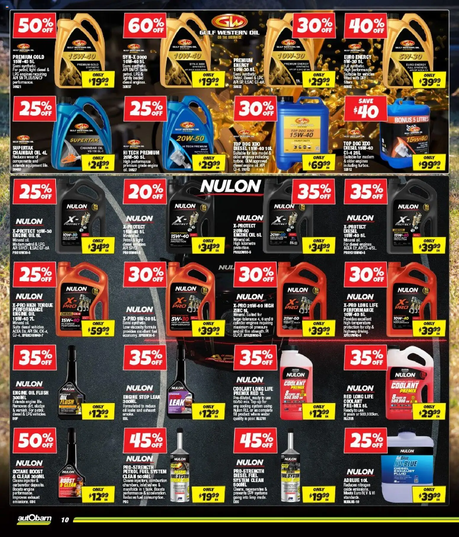 Autobarn catalogue - valid from 25.03.2026 | Page: 10 | Products: Light, Oil, Modem, Zinc