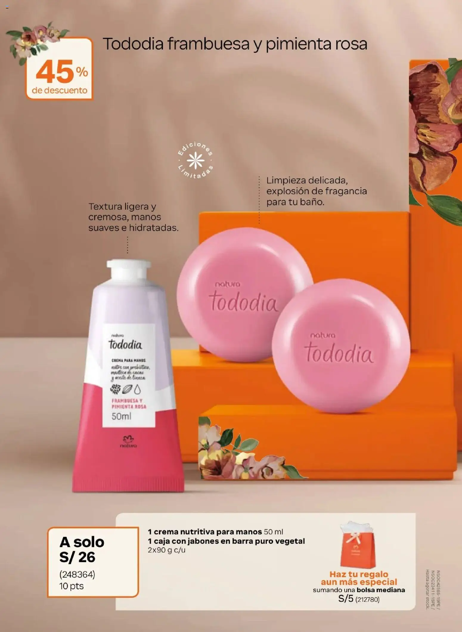 Catálogo Natura válido desde 31.03.2026 | Página: 19 | Productos: Caja, Aceite, Crema, Fragancia