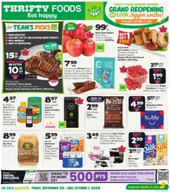 Preview of Thrifty Foods weekly flyer / circulaire from shop Thrifty Foods valid from 25.09.2025