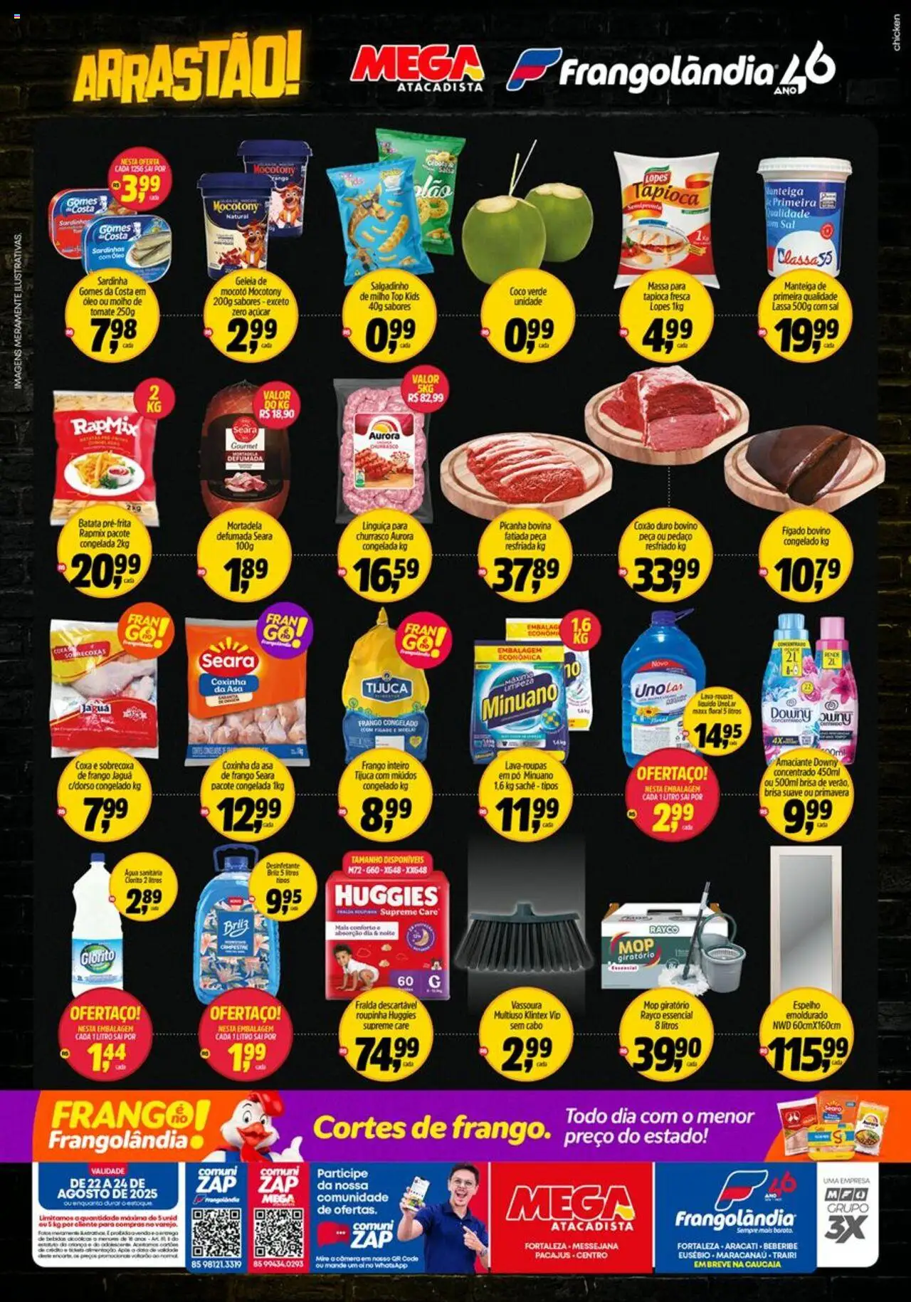 Frangolândia Folheto - válido de 22.08.2025 | Página: 2 | Produtos: Pó, Espelho, Batata, Sal
