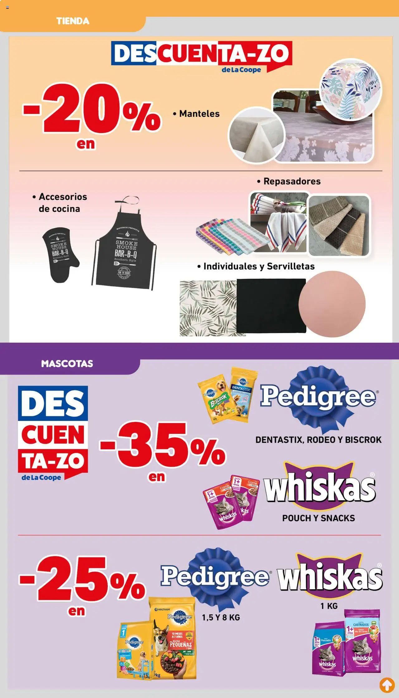 Cooperativa Obrera catálogo │ válido desde el 31.07.2025 | Página: 8 | Productos: Cornet, Cocina, Servilletas, Pescado