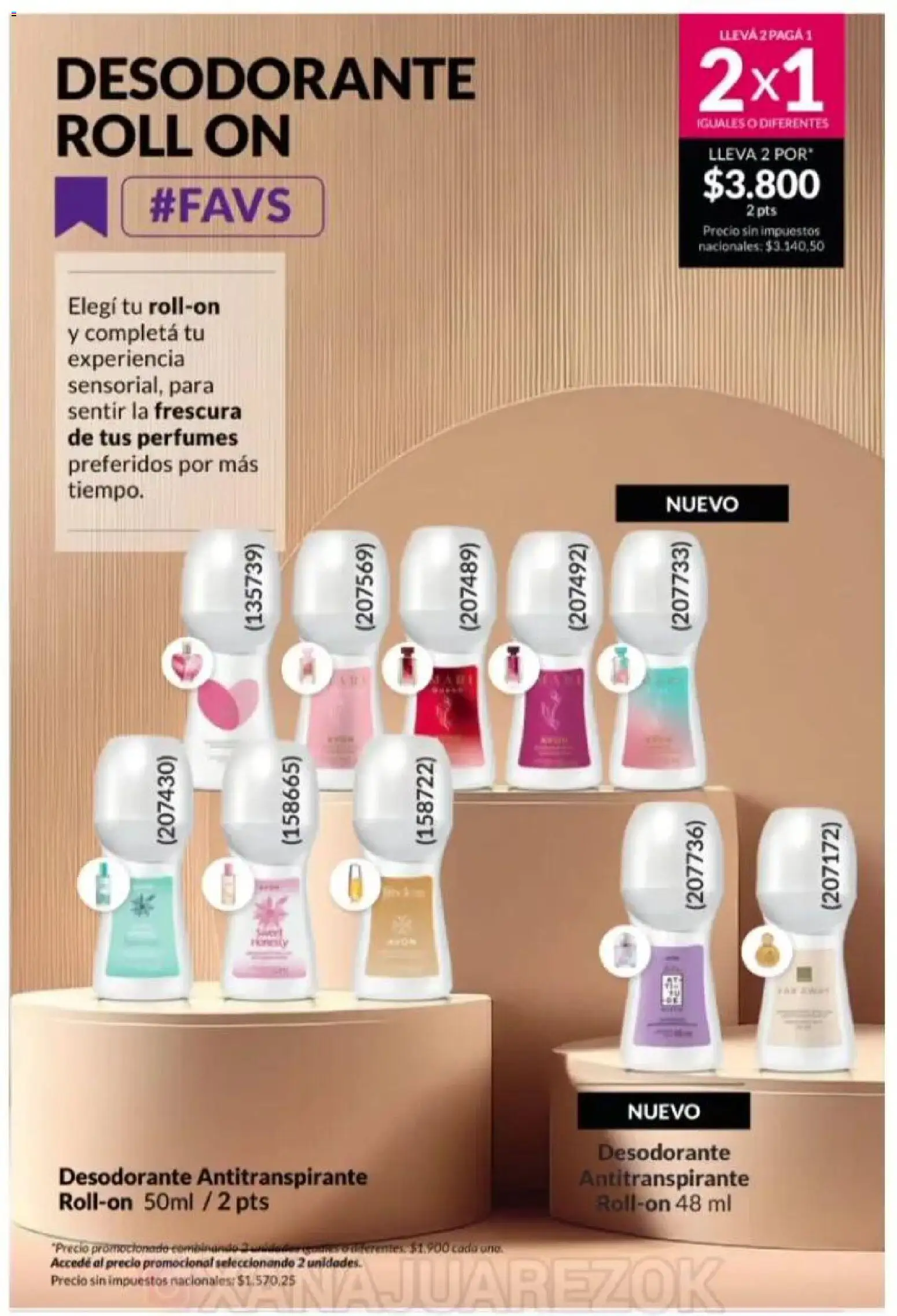 Catálogo AVON Campaña 1/2026 │ válido desde el 01.01.2026 | Página: 151 | Productos: Desodorante, Antitranspirante