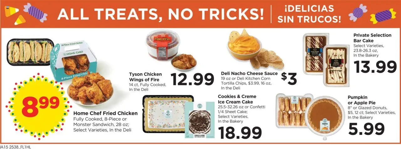 Food 4 Less Weekly Ad - valid from 22.10.2025 | Page: 8 | Products: Corn, Ice cream, Apple Pie, Sheet