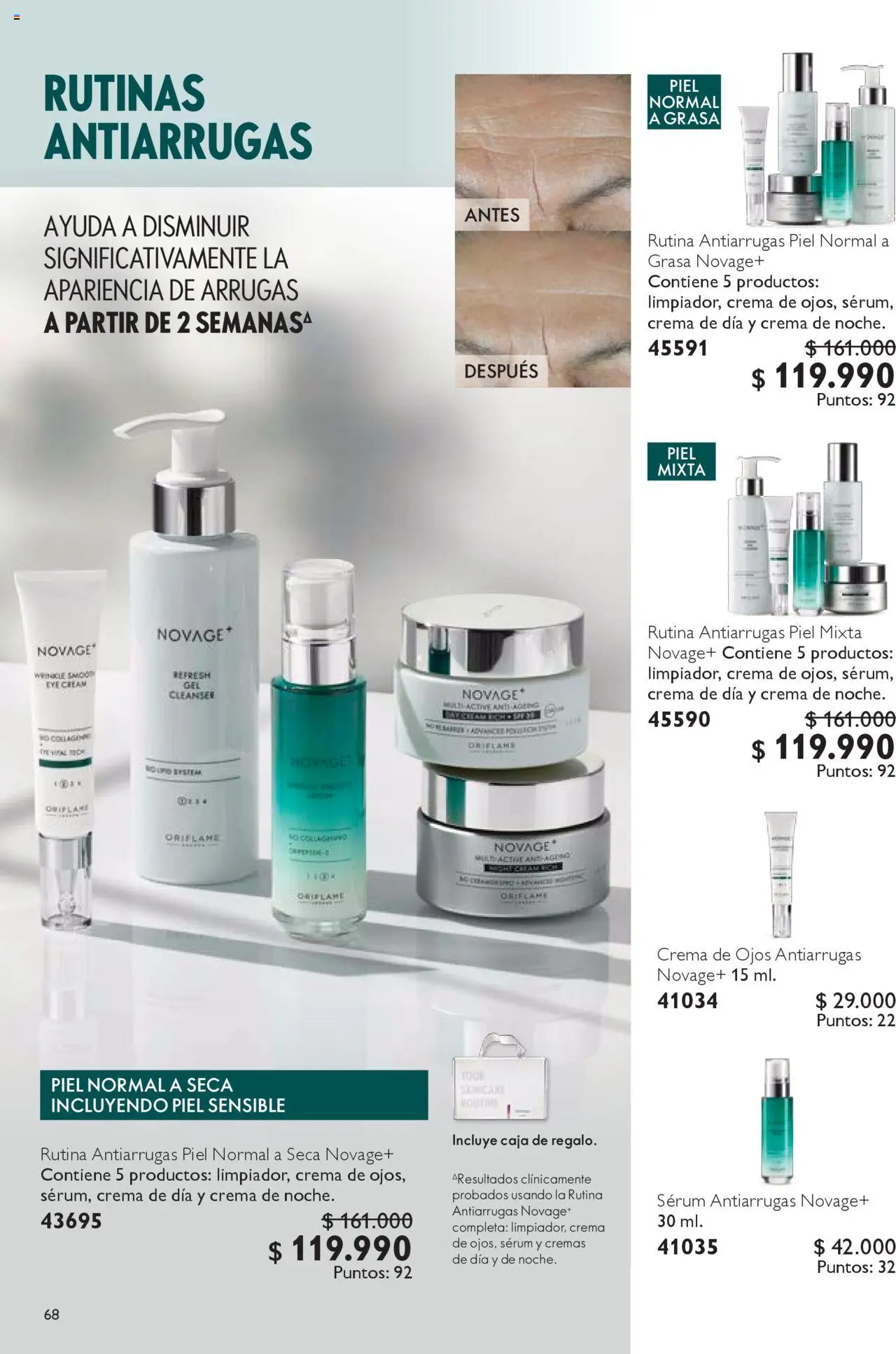 Oriflame - Catálogo │ válido desde el 13.09.2025 | Página: 68 | Productos: Caja, Crema, Serum