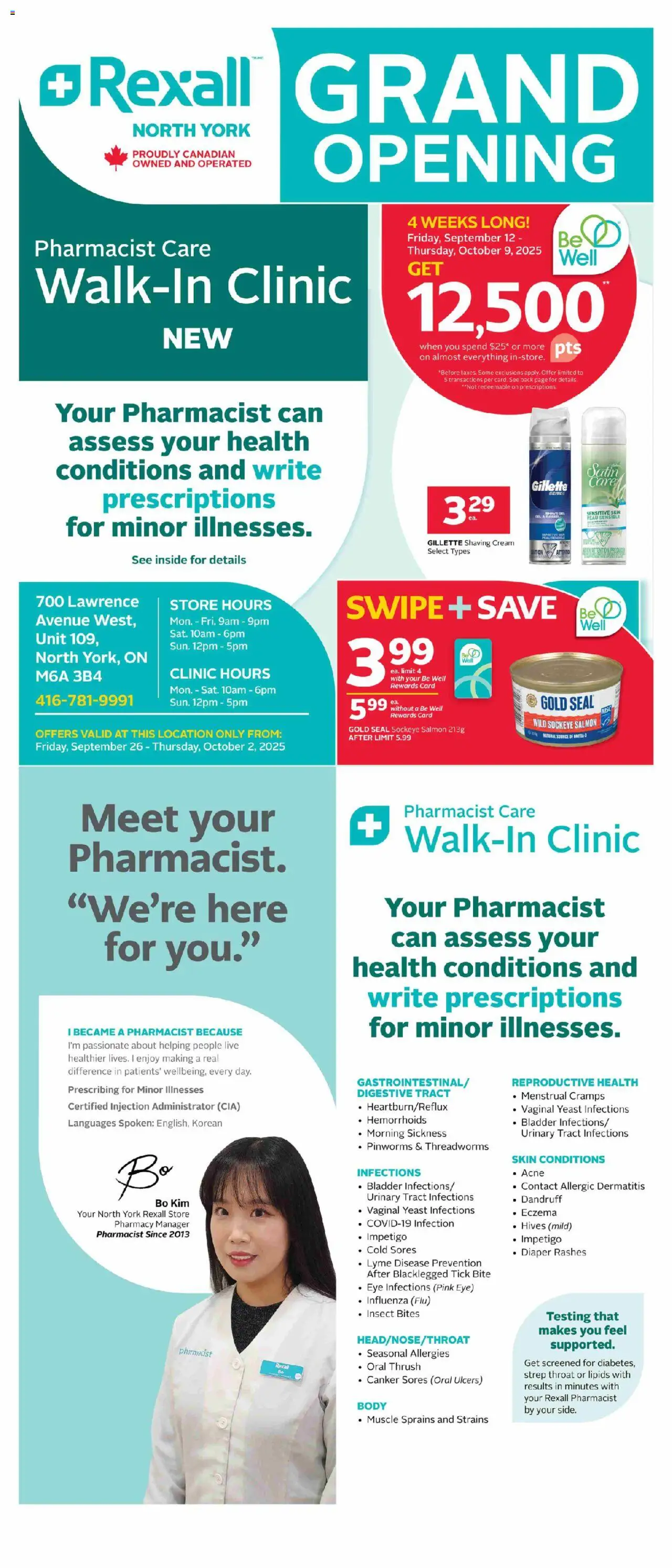 Rexall flyer valid from 26.09.2025 | Page: 1 | Products: Cream