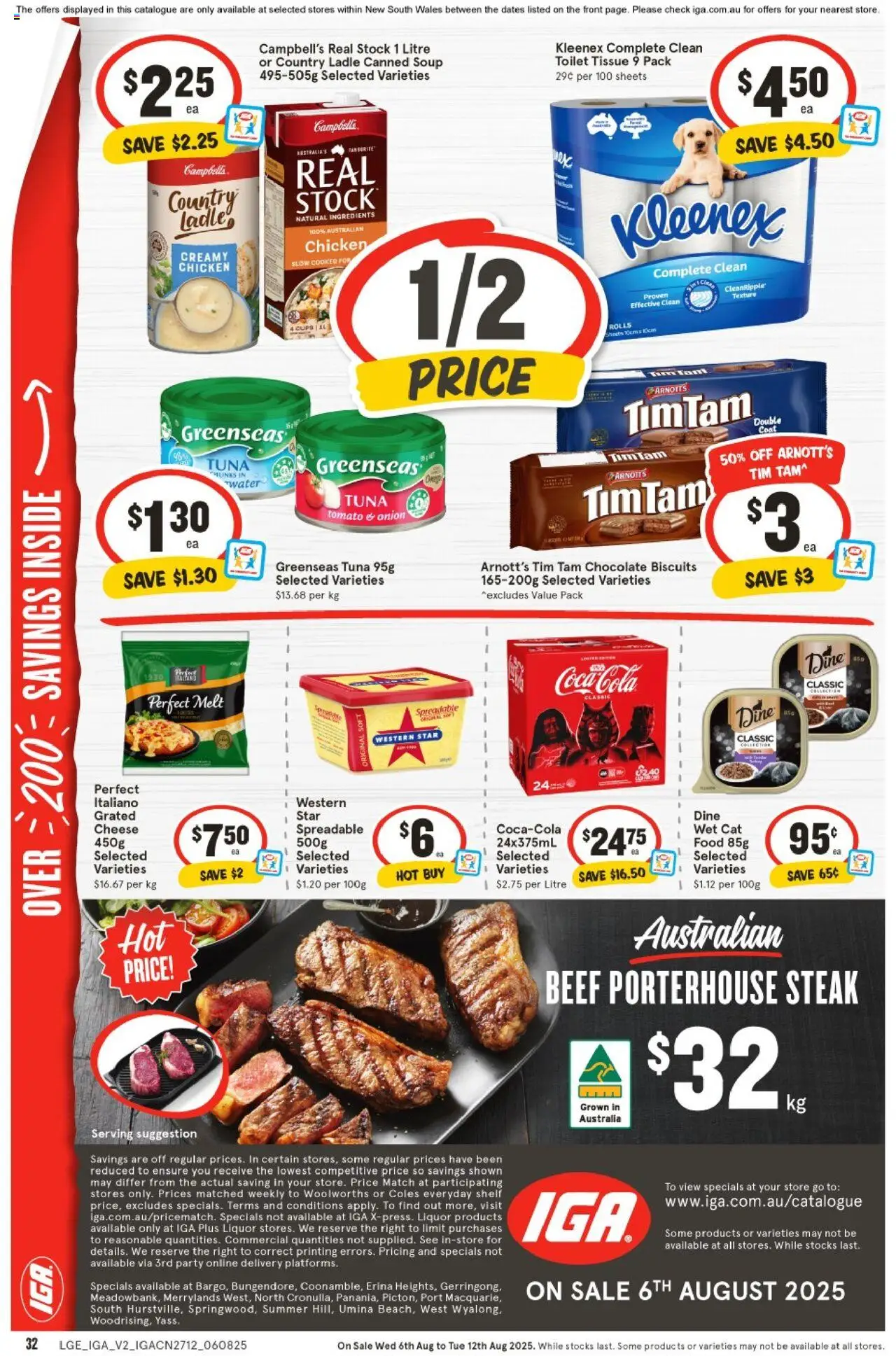 IGA catalogue - valid from 06.08.2025 | Page: 28 | Products: Shampoo, Razor, Lemon, Tablets