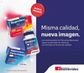 Nuevas ofertas de Farmacia Benavides válidas en toda la República Mexicana desde el 01.09.2025. ¡Encuentra las mejores ofertas en Farmacia Benavides - Catálogo! | Página: 23 | Productos: Frasco, Analgésico, Caja, Tableta