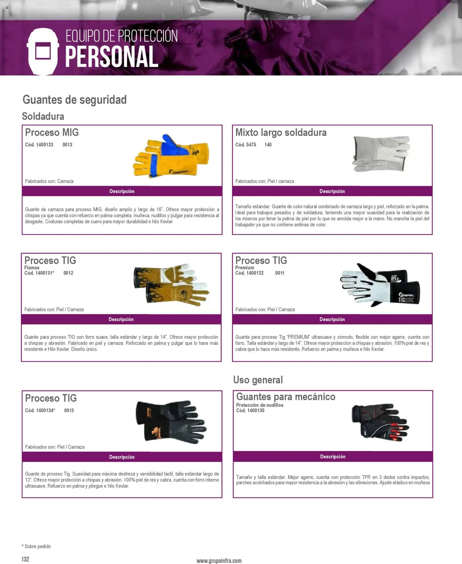 Nuevas ofertas de Infra válidas en toda la República Mexicana desde el 28.01.2026. ¡Encuentra las mejores ofertas en Infra catálogo Industrial protection! | Página: 16 | Productos: Guantes, Flexible, Guante, Sobre