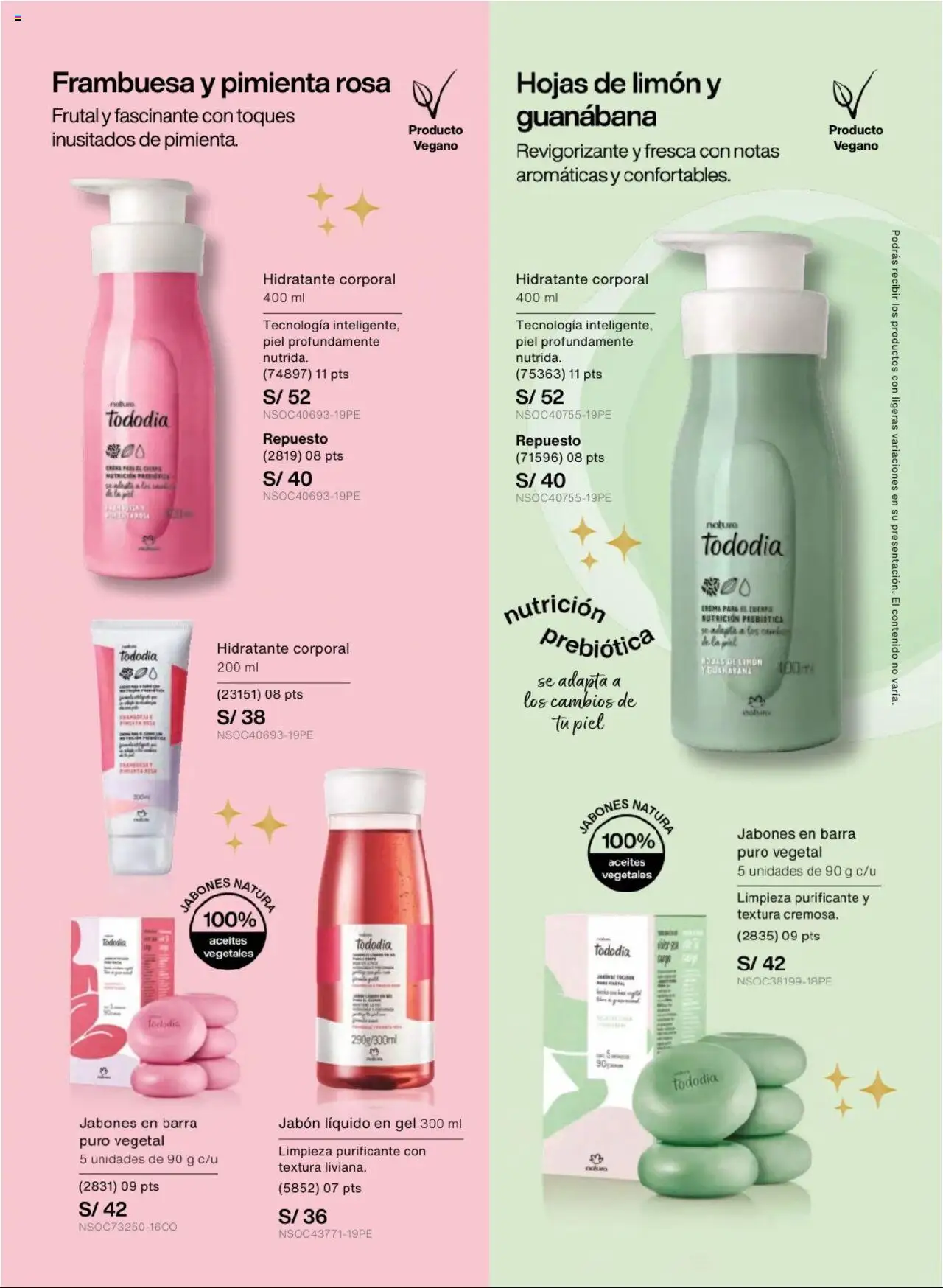 Catálogo Natura válido desde 03.10.2025 | Página: 137 | Productos: Jabón, Crema