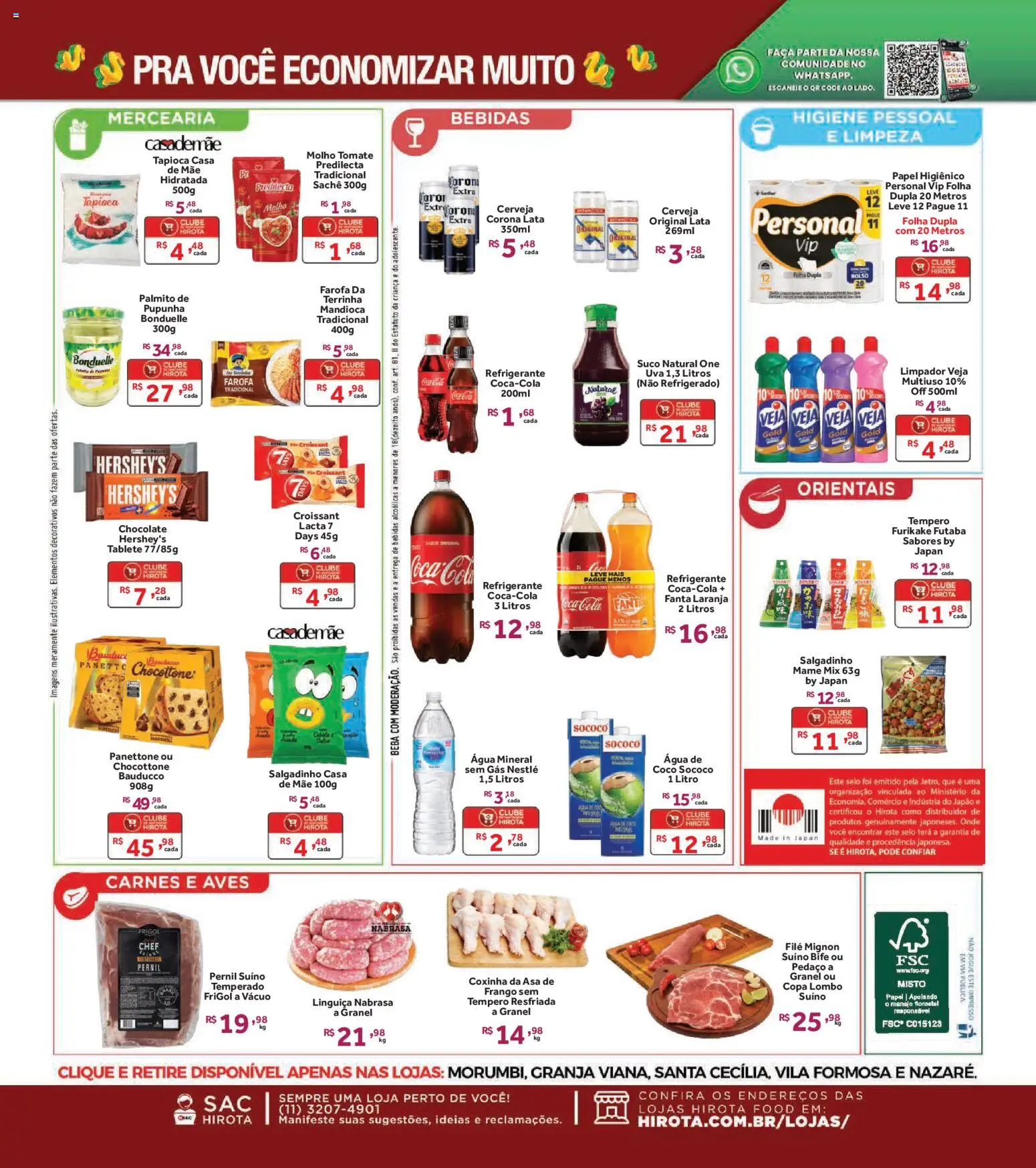 Hirota Food Folheto - válido de 21.11.2025 | Página: 2 | Produtos: Coco, Cola, Pernil, Farofa