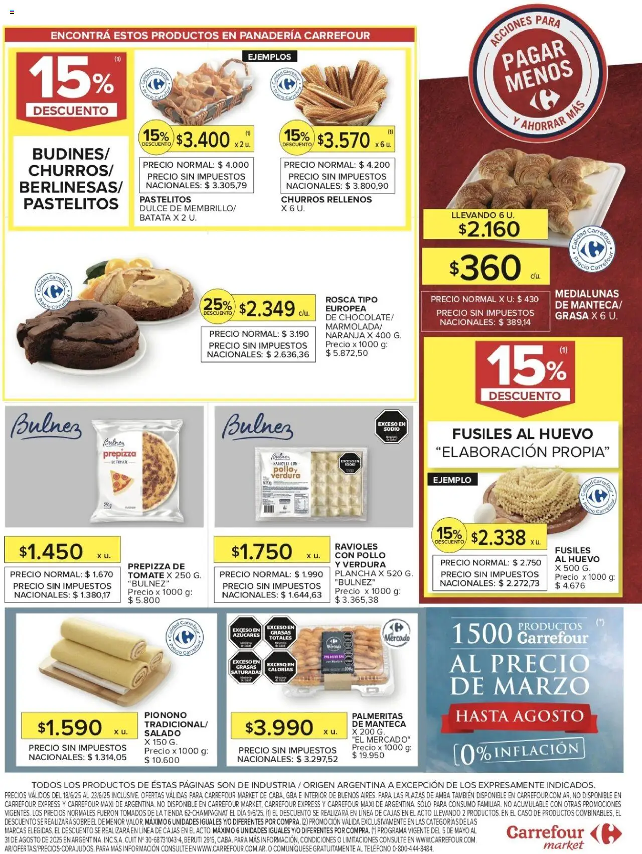 Carrefour Market catálogo │ válido desde el 18.06.2025 | Página: 18 | Productos: Teléfono, Huevo, Plancha, Ravioles