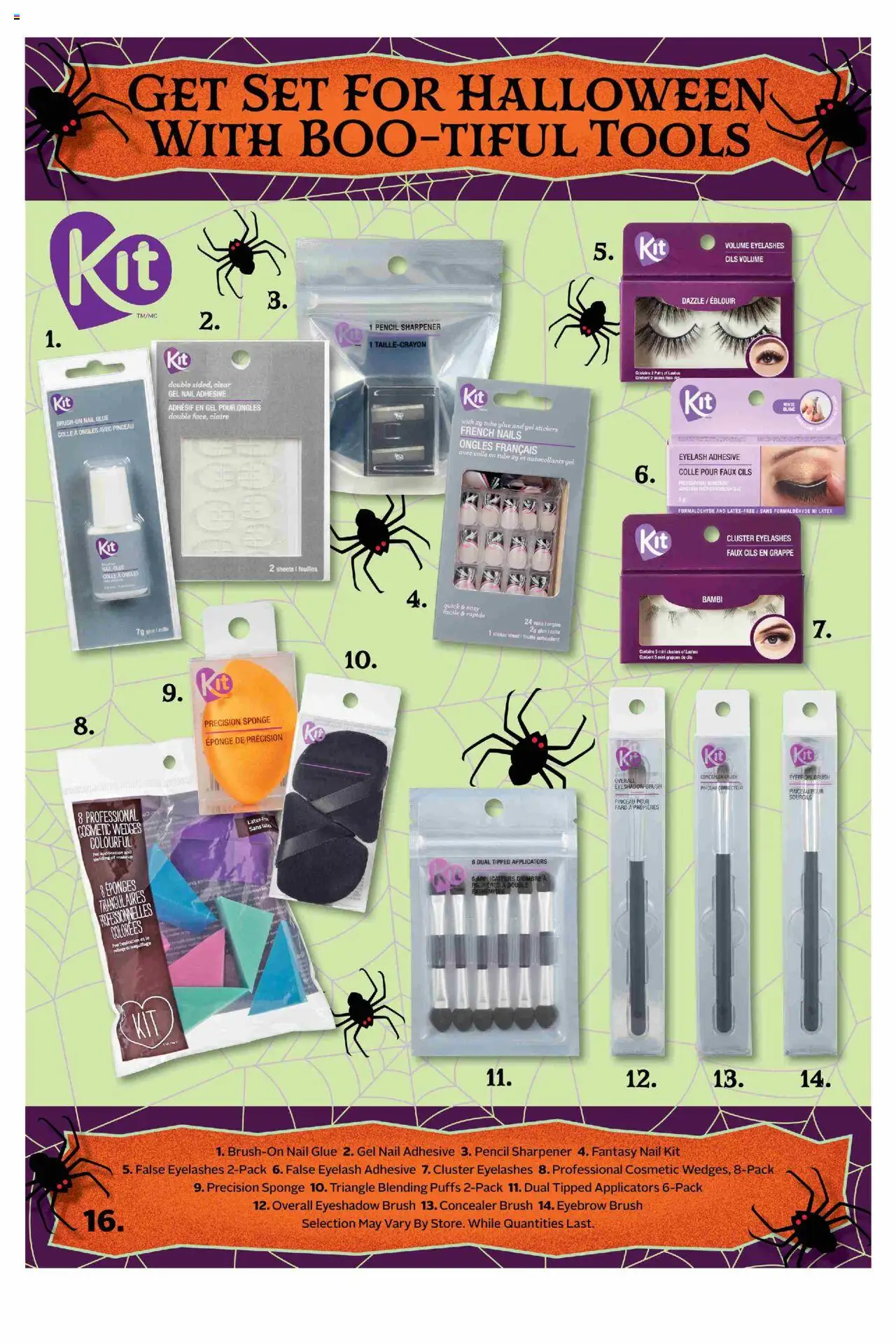 Rexall flyer valid from 19.09.2025 | Page: 16 | Products: Pencil sharpener, Concealer, Brush, Sponge