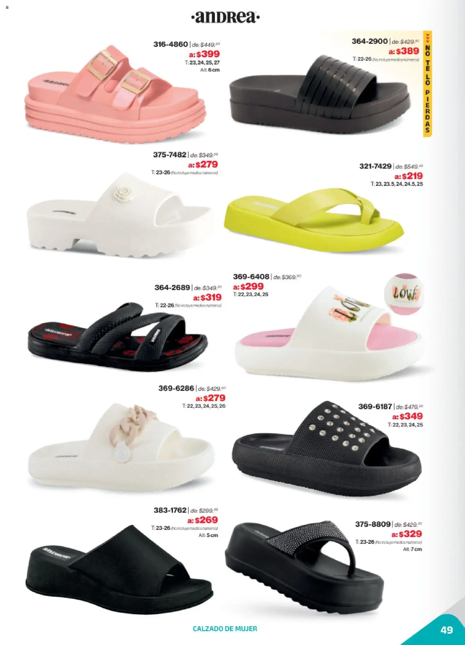 Nuevas ofertas de Andrea válidas en toda la República Mexicana desde el 02.11.2025. ¡Encuentra las mejores ofertas en Andrea catálogo Outlet! | Página: 49