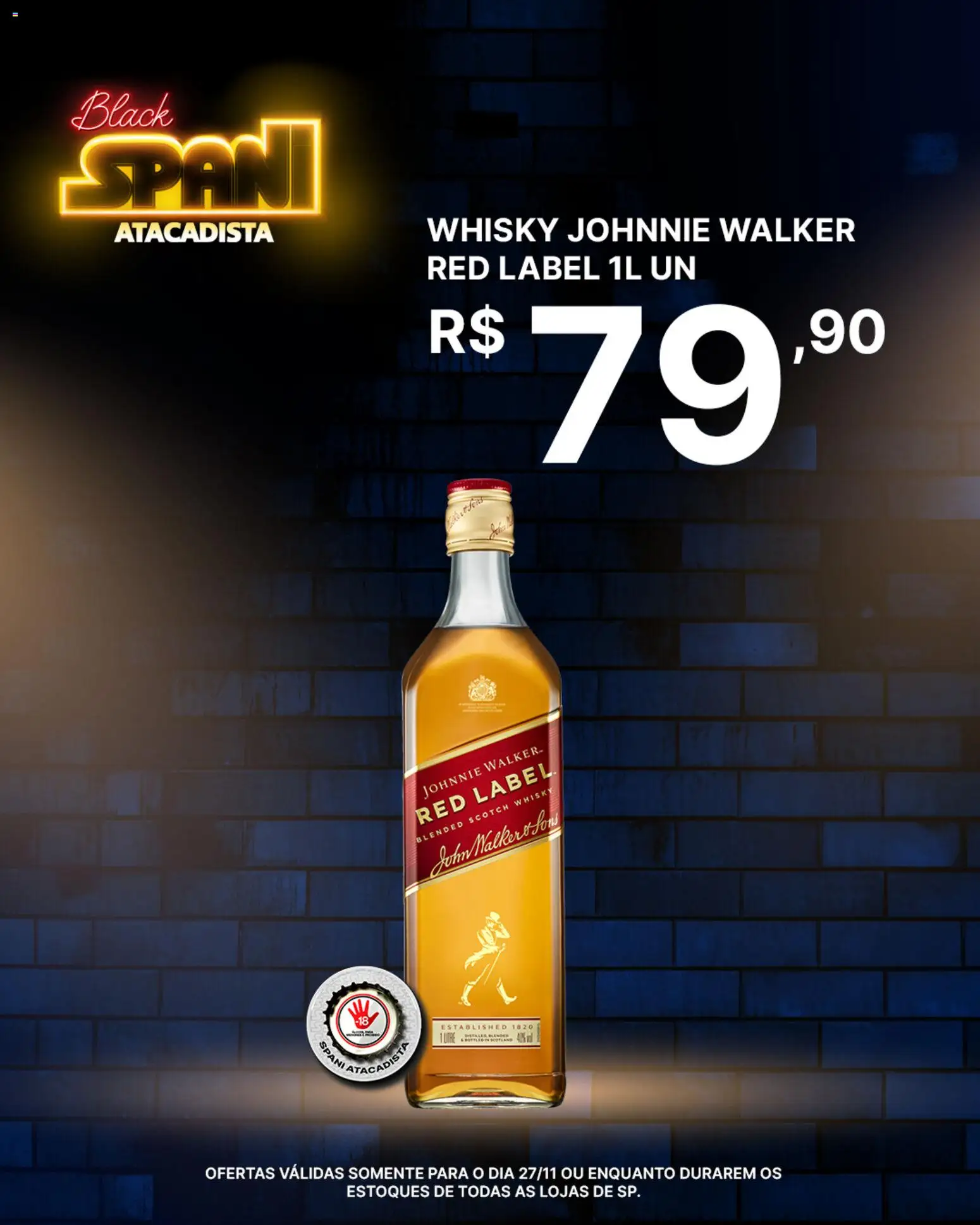 Spani Atacadista Folheto - válido de 27.11.2025 | Página: 3 | Produtos: Whisky