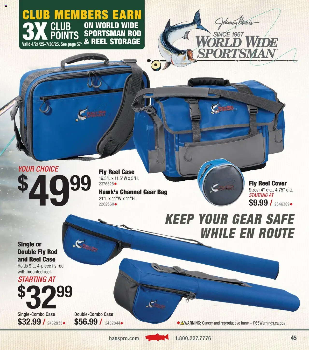 Cabela's Fly Fishing 25 - valid from 21.04.2025 | Page: 45 | Products: Safe, Fly Rod, Case, Bag